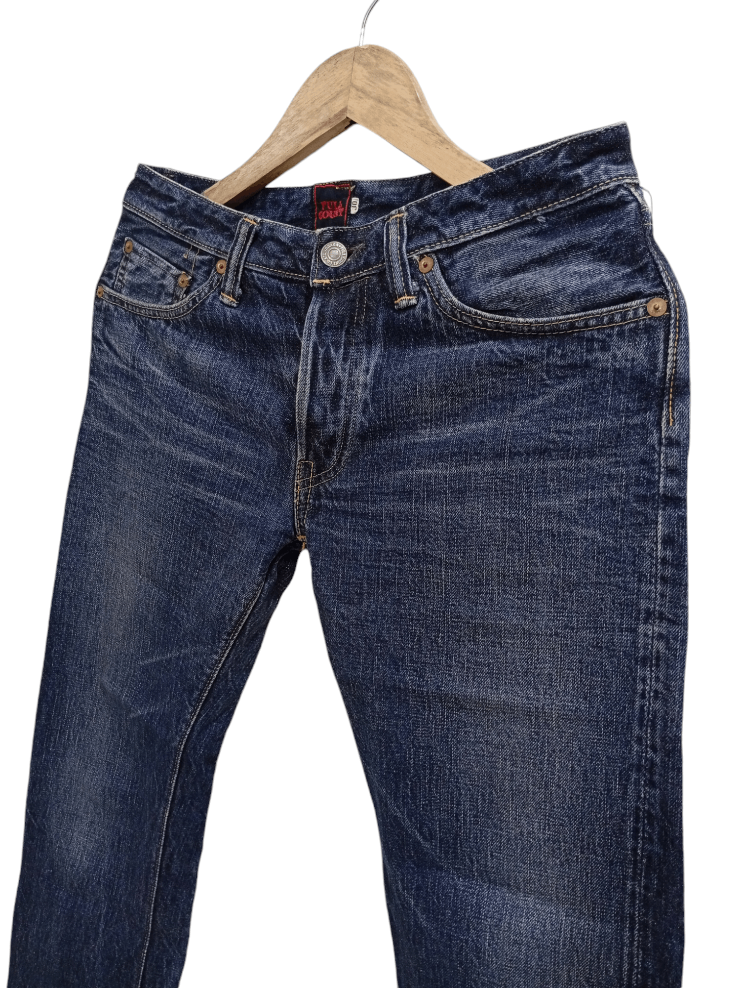 Full Count & Co. 🔥🔥Full Count Selvedge Jeans Denim Size US 30 / EU 46 - 15 Thumbnail