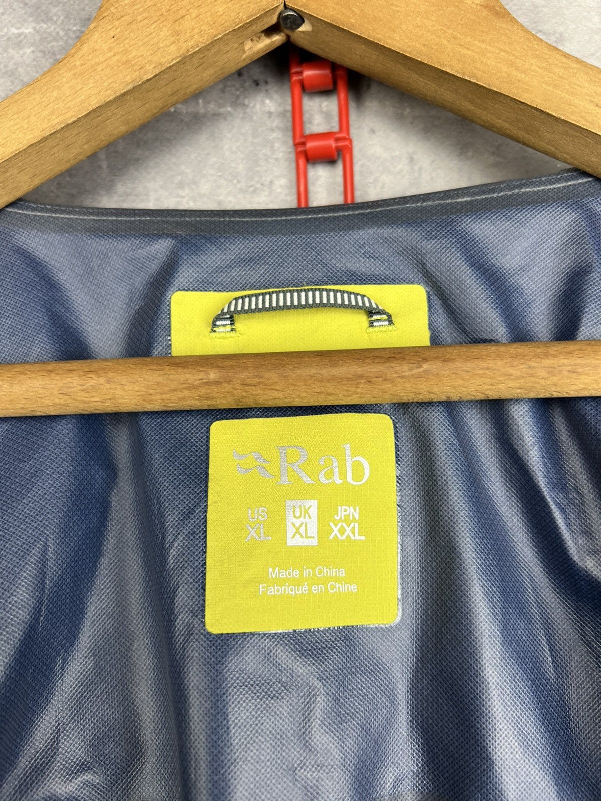 Rab RAB Men's Downpour Eco Hooded Jacket Blue Size XL Size US XL / EU 56 / 4 - 17 Thumbnail