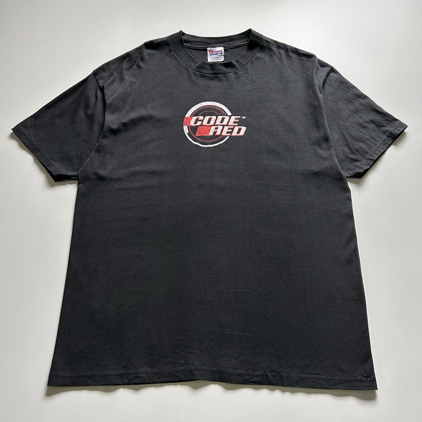 Hanes Vintage Y2K Mountain Dew Code Red Promo T Shirt XL Black Size US XL / EU 56 / 4 - 1 Thumbnail