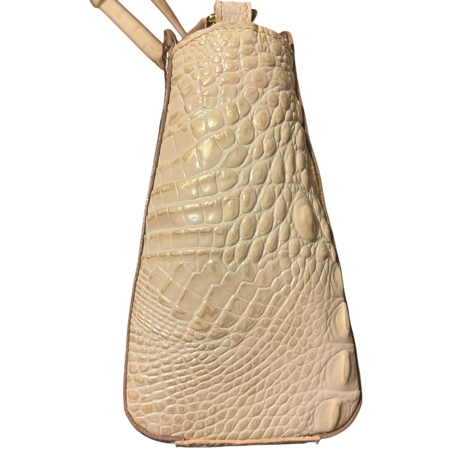 BRAHMIN Brahmin Carrie Crossbody Bag Sunglow Dakota Ivory Retired Size ONE SIZE - 3 Thumbnail
