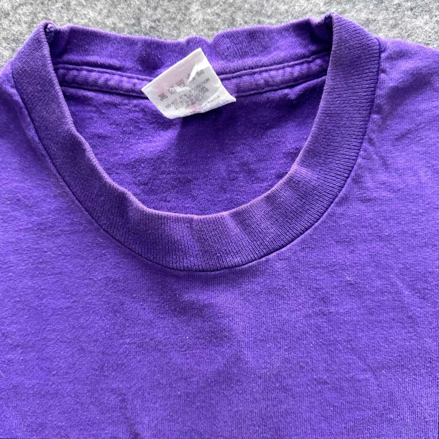 Fruit Of The Loom VINTAGE Florida Clearwater Beach Shirt Mens L Purple Embroidered 90s USA Size US L / EU 52-54 / 3 - 5 Thumbnail