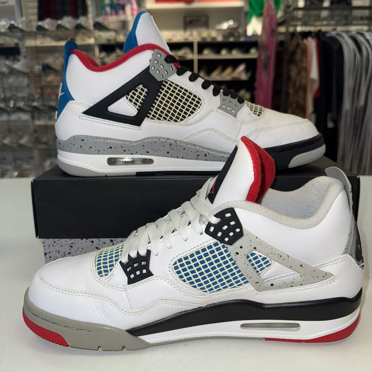 Jordan Brand Size 10.5 - Jordan 4 Retro SE Mid What The 4 CI1184-146 Size US 10.5 / EU 43-44 - 2 Thumbnail