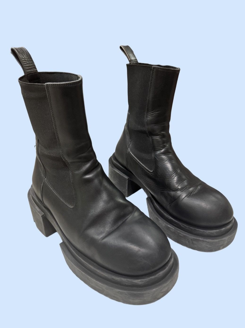 Rick Owens Rick Owens Leather Bogun Boots Size US 9 / EU 42 - 7 Thumbnail