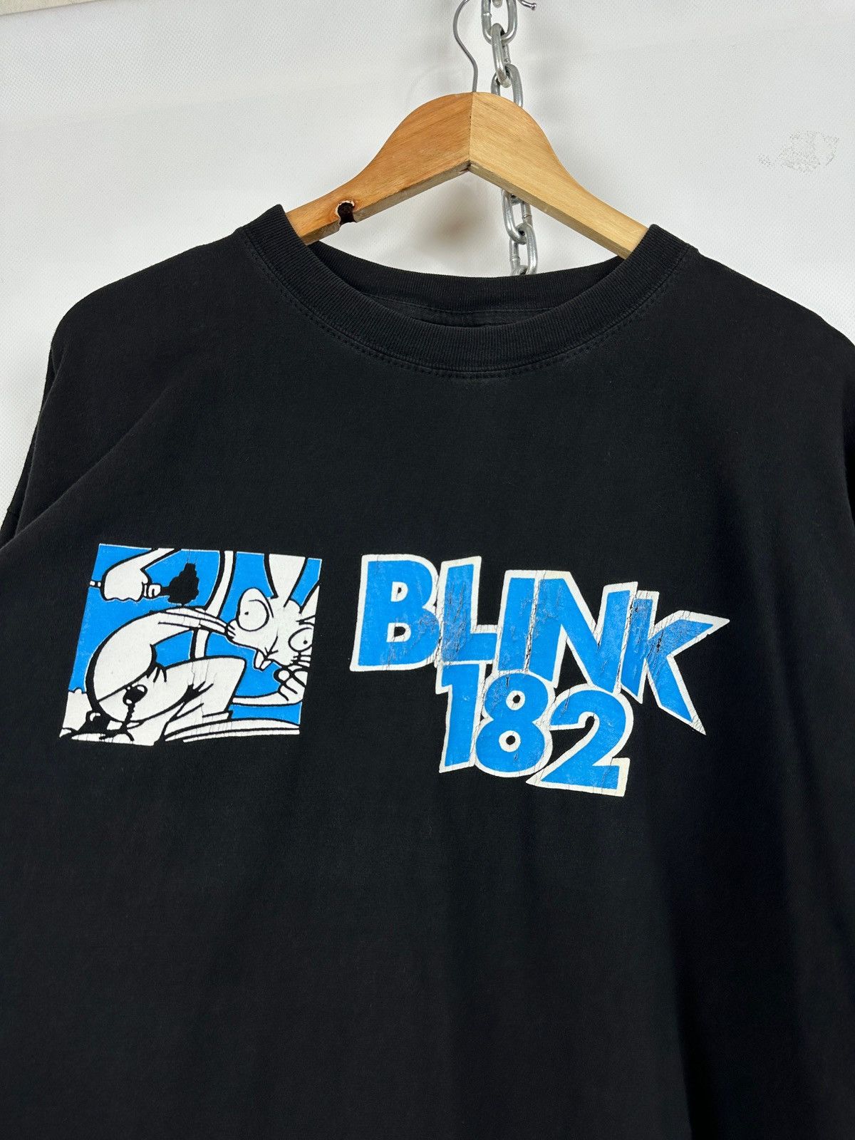 Band Tees 90s Vintage Blink 182 Skanking Bunny Band T-Shirt Size US XL / EU 56 / 4 - 8 Thumbnail