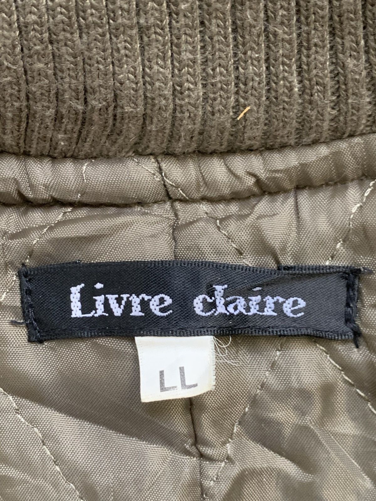 Japanese Brand Rare Design Vintage Livre Claire Bombers Jacket Size L / US 10 / IT 46 - 4 Thumbnail