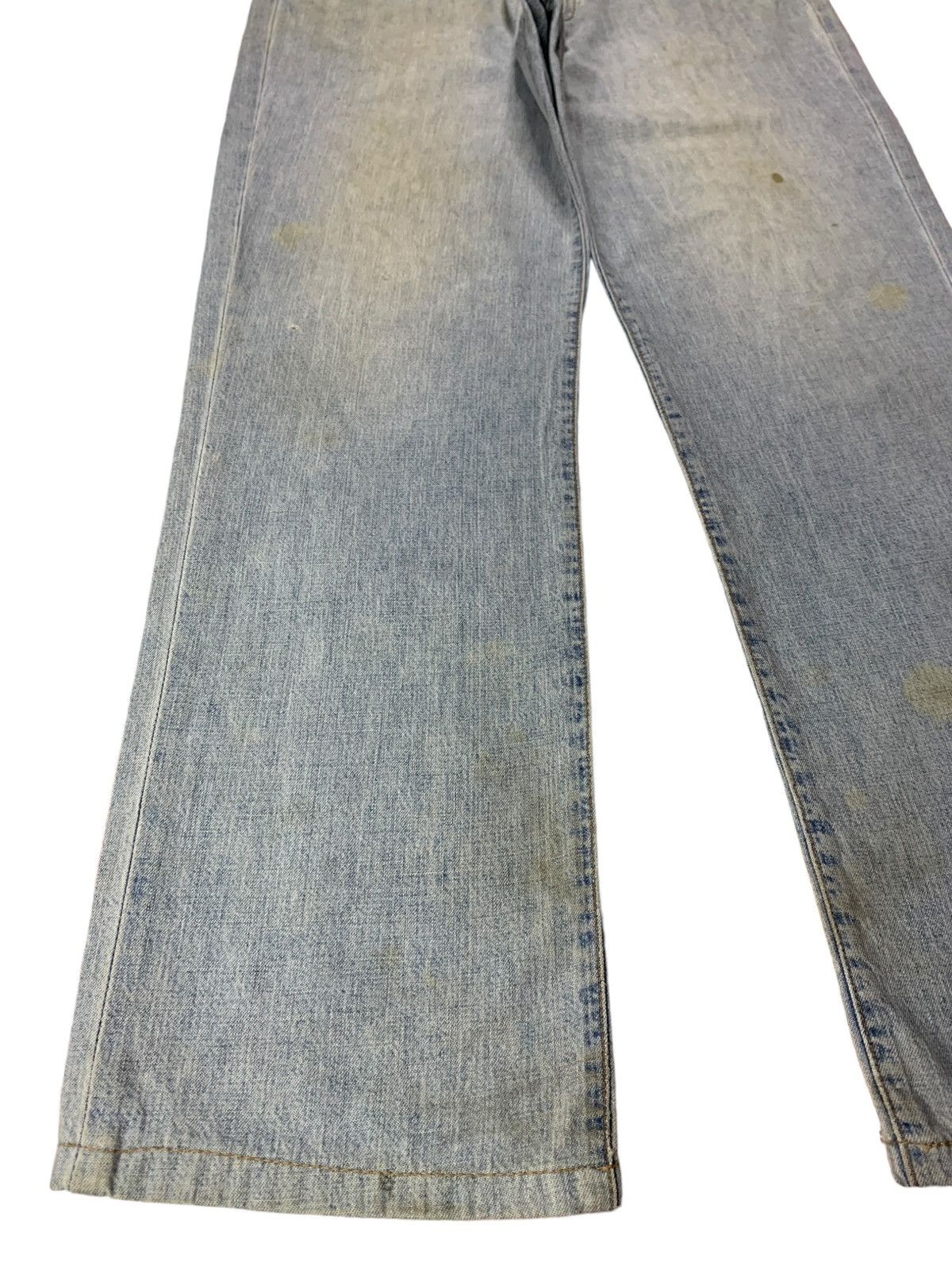 Polo Ralph Lauren Vintage / Y2K RRL Ralph Lauren Mud Wash Distress Loose Jeans Size US 33 - 6 Thumbnail