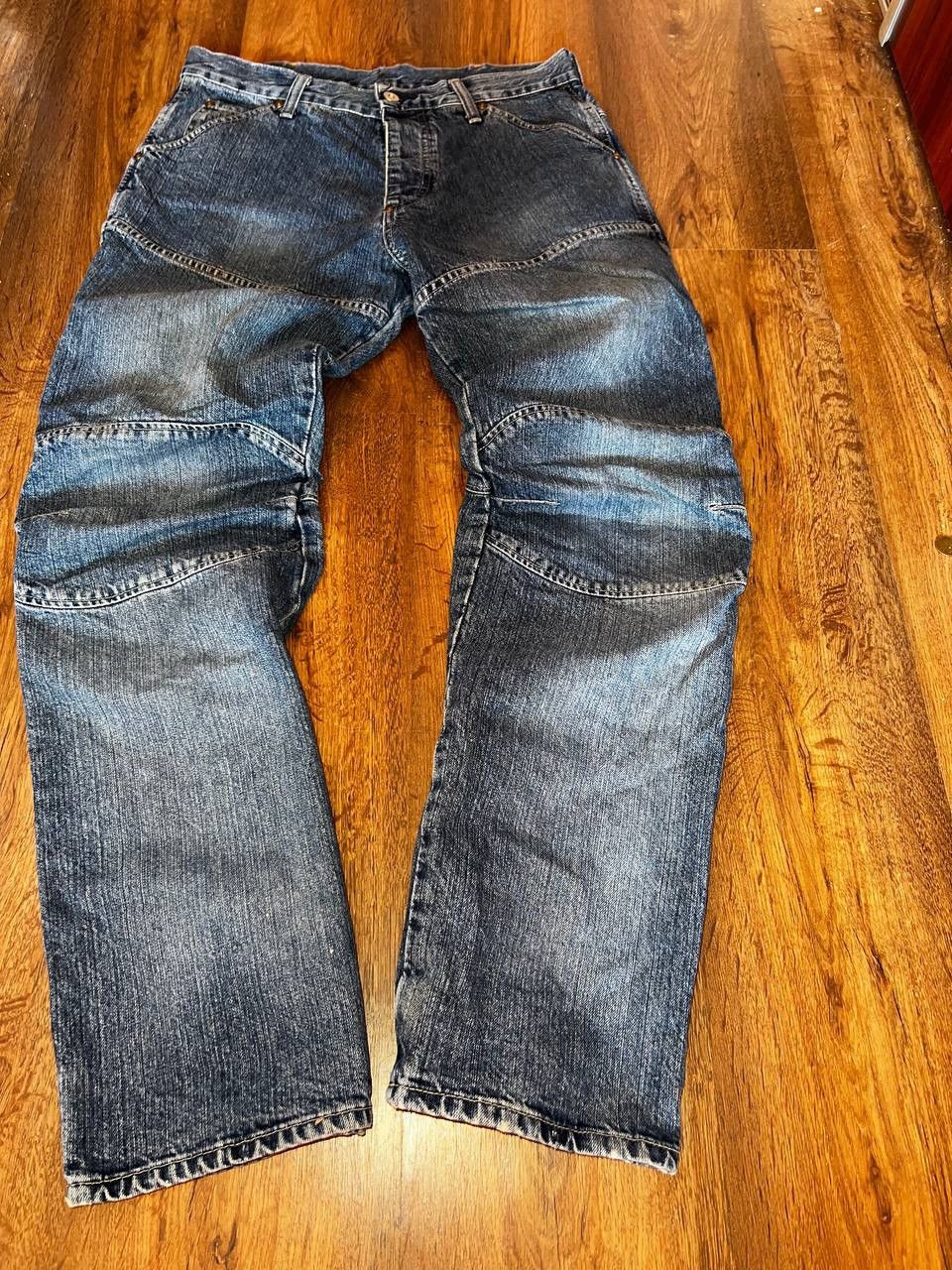 G-Star × Vintage Vintage GstarRaw Elwood vintage biker jeans y2k Size US 32 / EU 48 - 8 Thumbnail