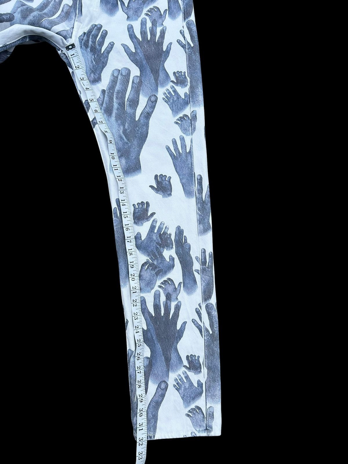DENIM TEARS × Levi's Denim Tears x Levi's 501 Indigo Hands Denim Jeans Size US 30 / EU 46 - 25 Thumbnail