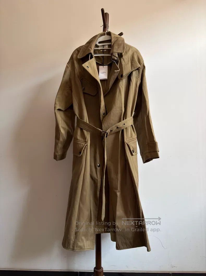 Isabel Marant Isabel Marant WomenswearBelt lapel trench coat, khaki Size XXS / US 00 / IT 34 - 1 Thumbnail