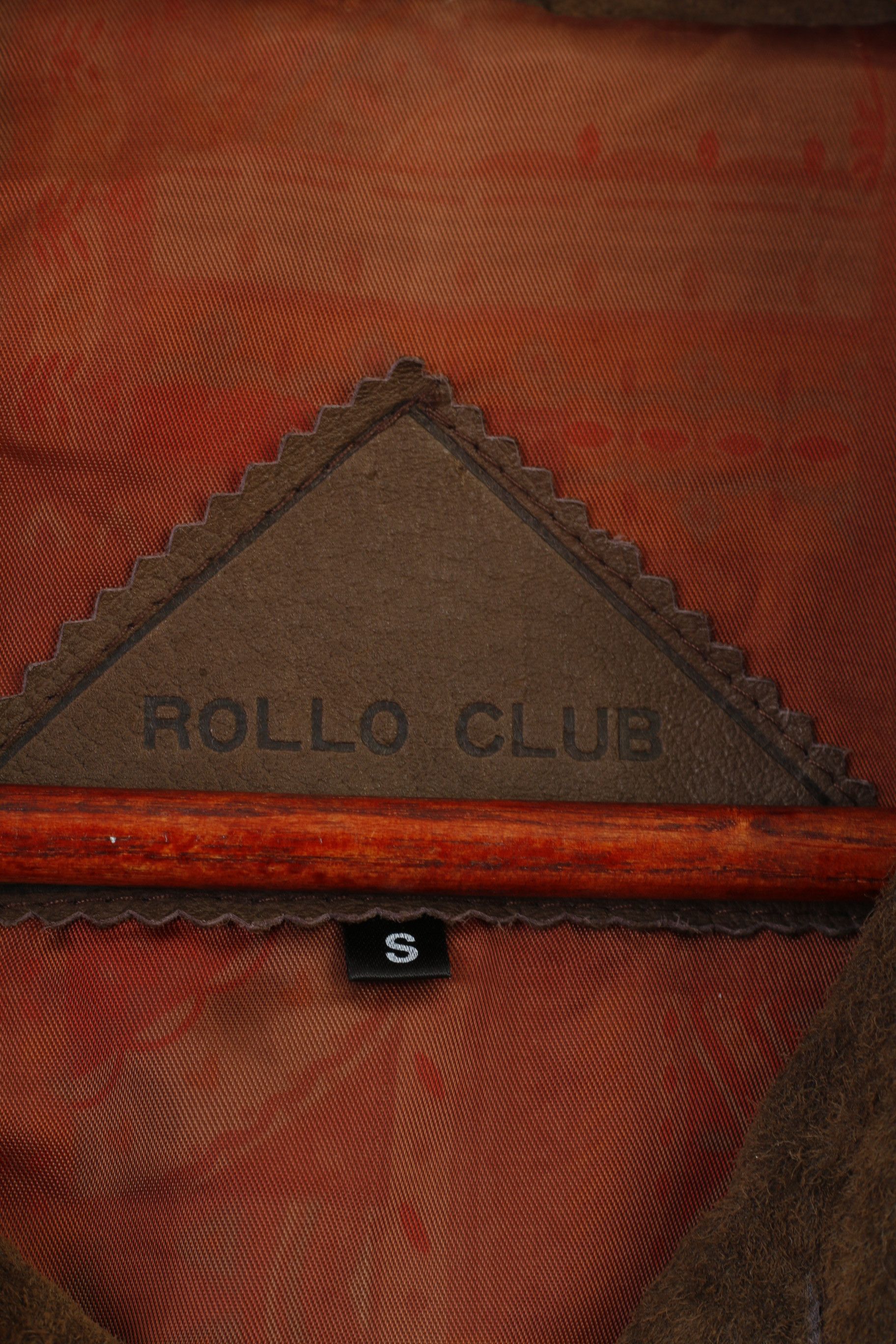 Vintage Rollo Club Men S Leather Jacket 0853 Size US S / EU 44-46 / 1 - 4 Thumbnail