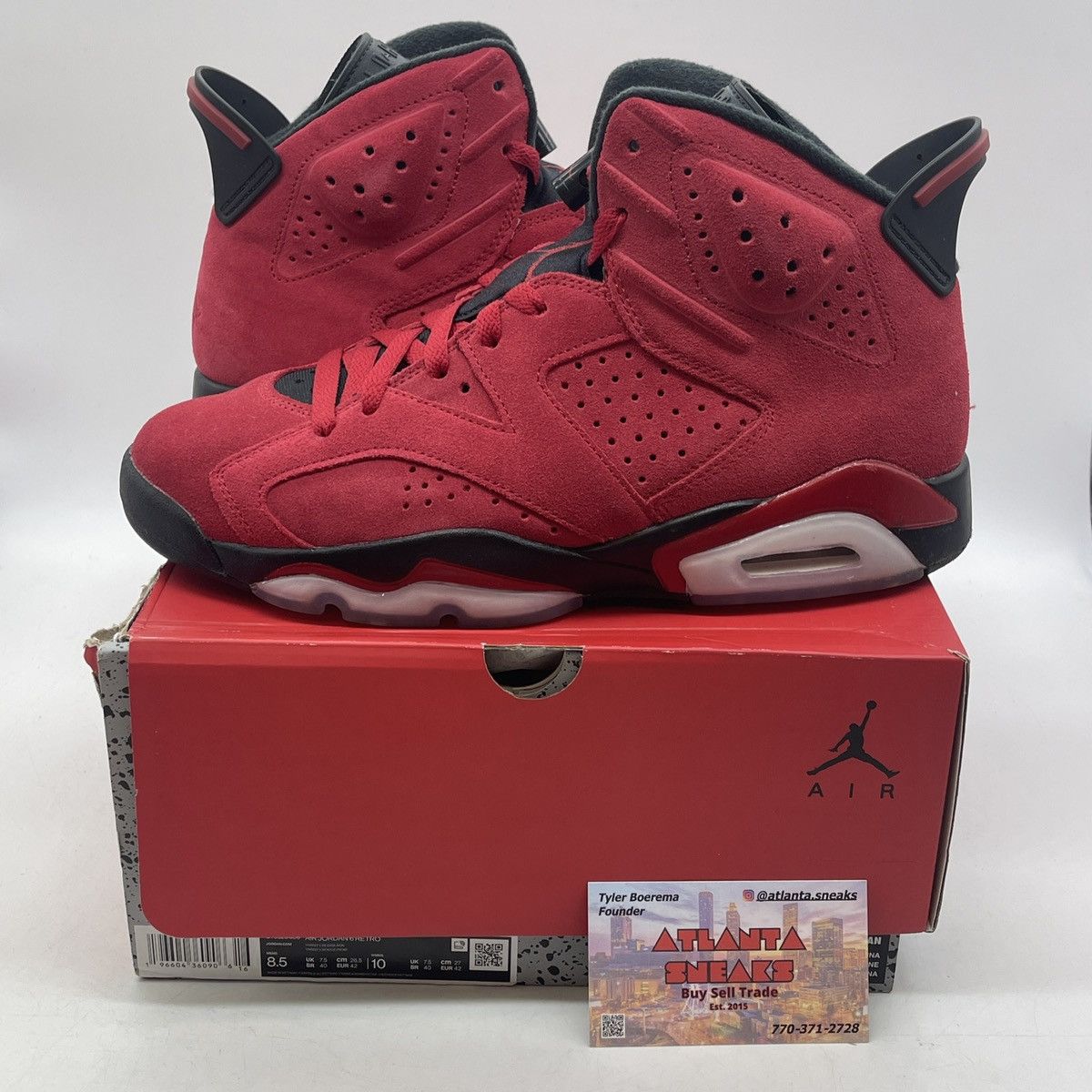 Jordan Brand Air Jordan 6 toro bravo Size US 8.5 / EU 41-42 - 1 Thumbnail