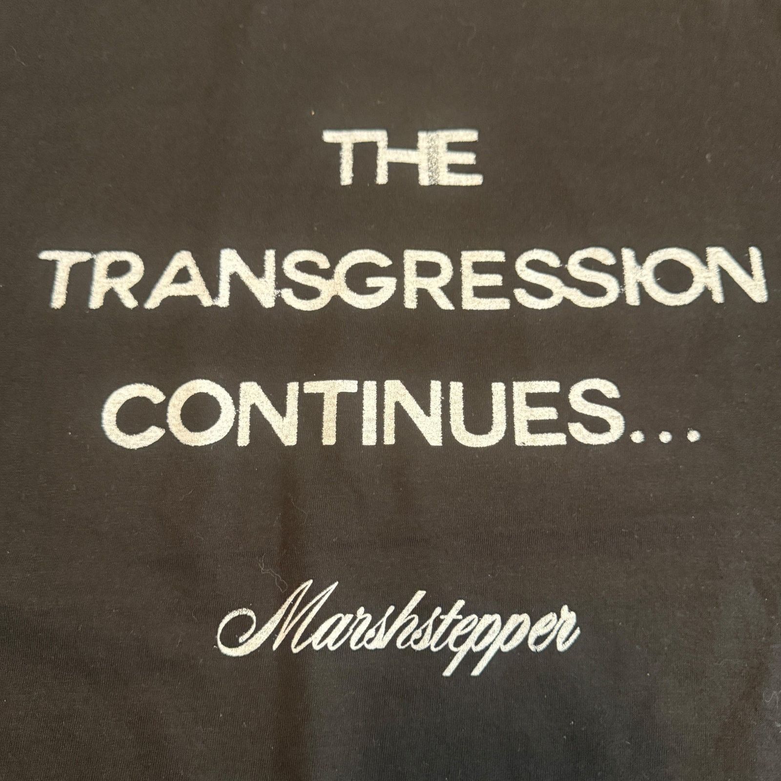 Band Tees Marshstepper Band The Transgresssion Continues Shirt Size L Size US L / EU 52-54 / 3 - 2 Thumbnail