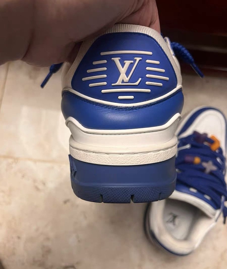 Louis Vuitton Louis Vuitton LV Pikachu Sneakers, White & Blue Size US 8 / EU 41 - 4 Thumbnail