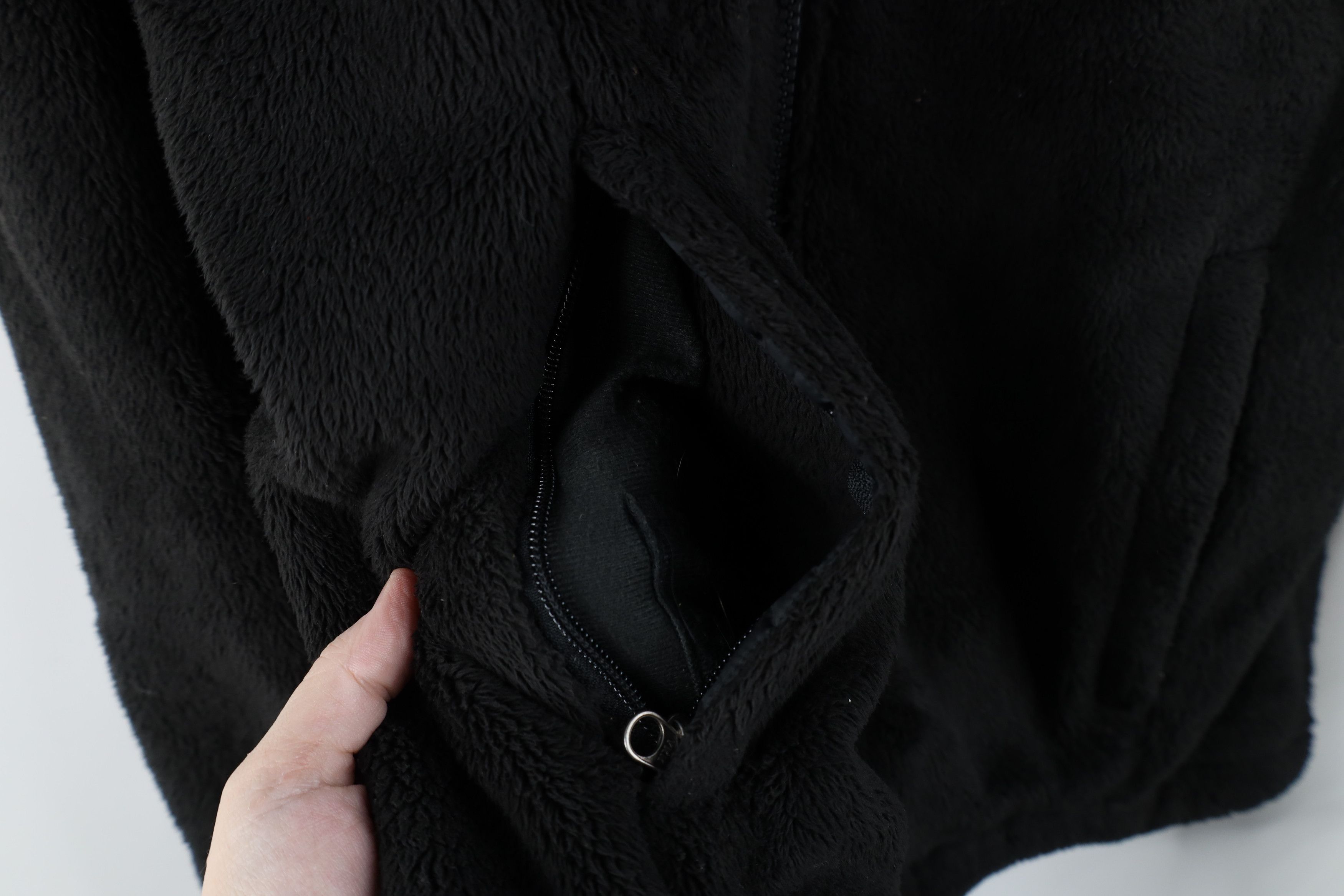 The North Face The North Face Spell Out Deep Pile Fleece Shag Jacket Black Size M / US 6-8 / IT 42-44 - 6 Thumbnail