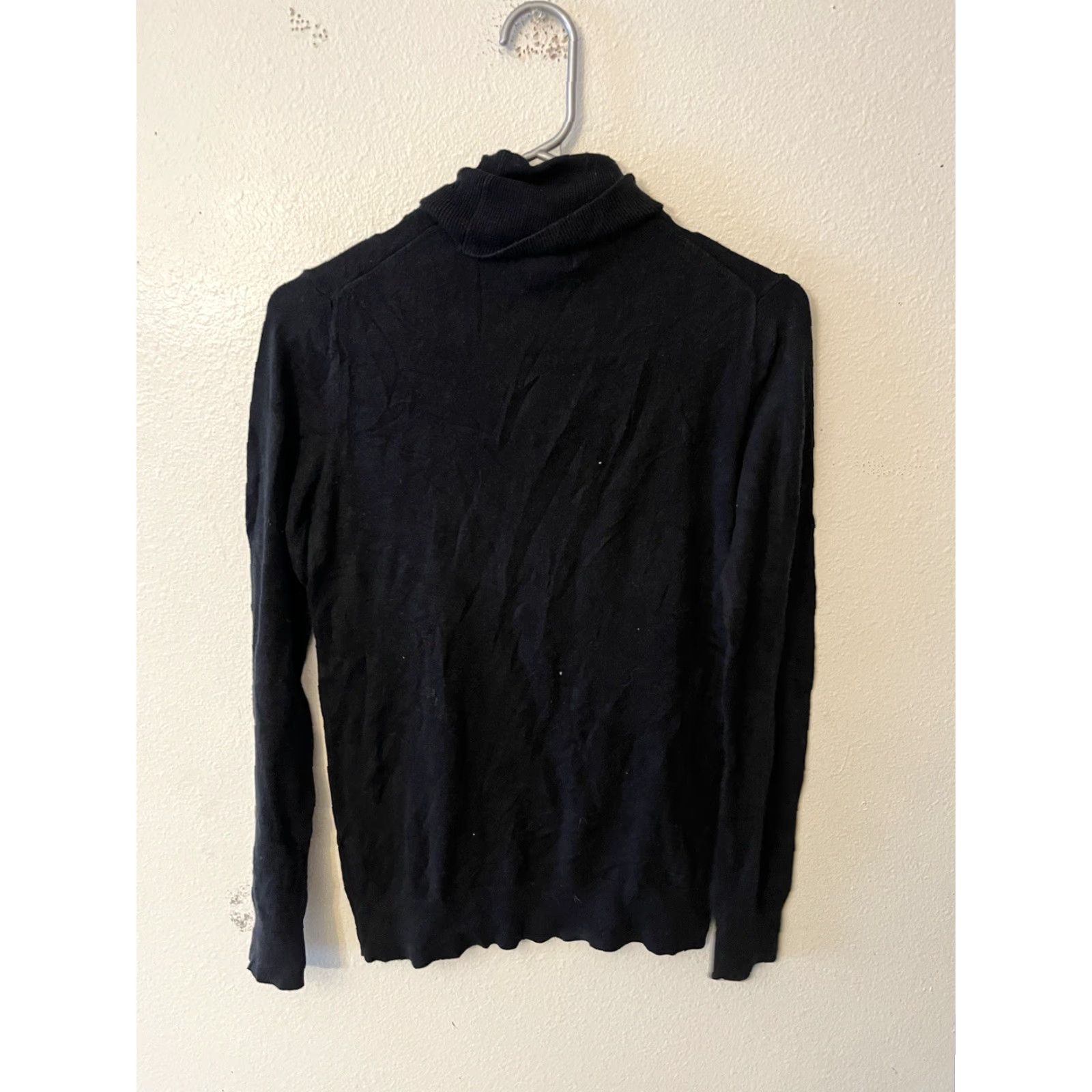 Gap Gap Women's T-Shirt Long Sleeve Turtleneck The Modern Tee XS Black Size XS / US 0-2 / IT 36-38 - 4 Thumbnail