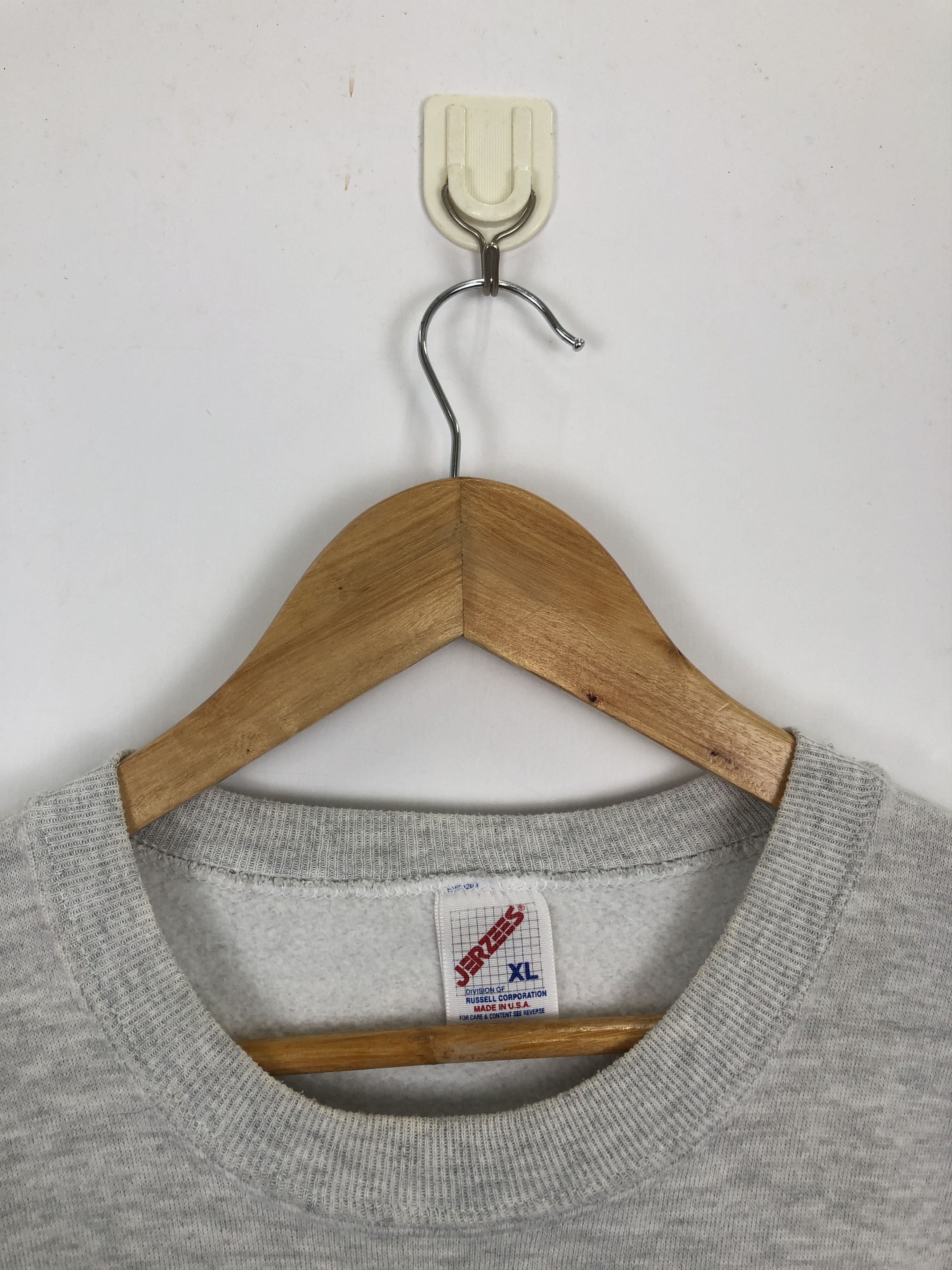 Jerzees × Vintage Vintage 90s Grandpa Pullover Crewneck Sweatshirt Size US XL / EU 56 / 4 - 10 Thumbnail