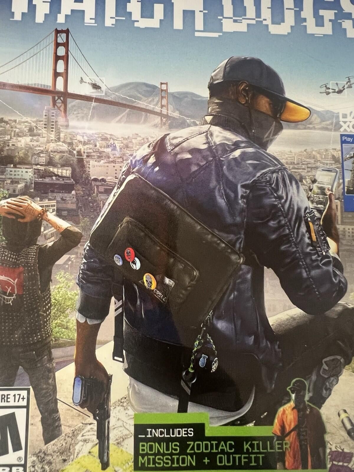 Other Watch Dogs 2 (PlayStation 4, 2016) *TESTED & WORKING* Size ONE SIZE - 4 Thumbnail