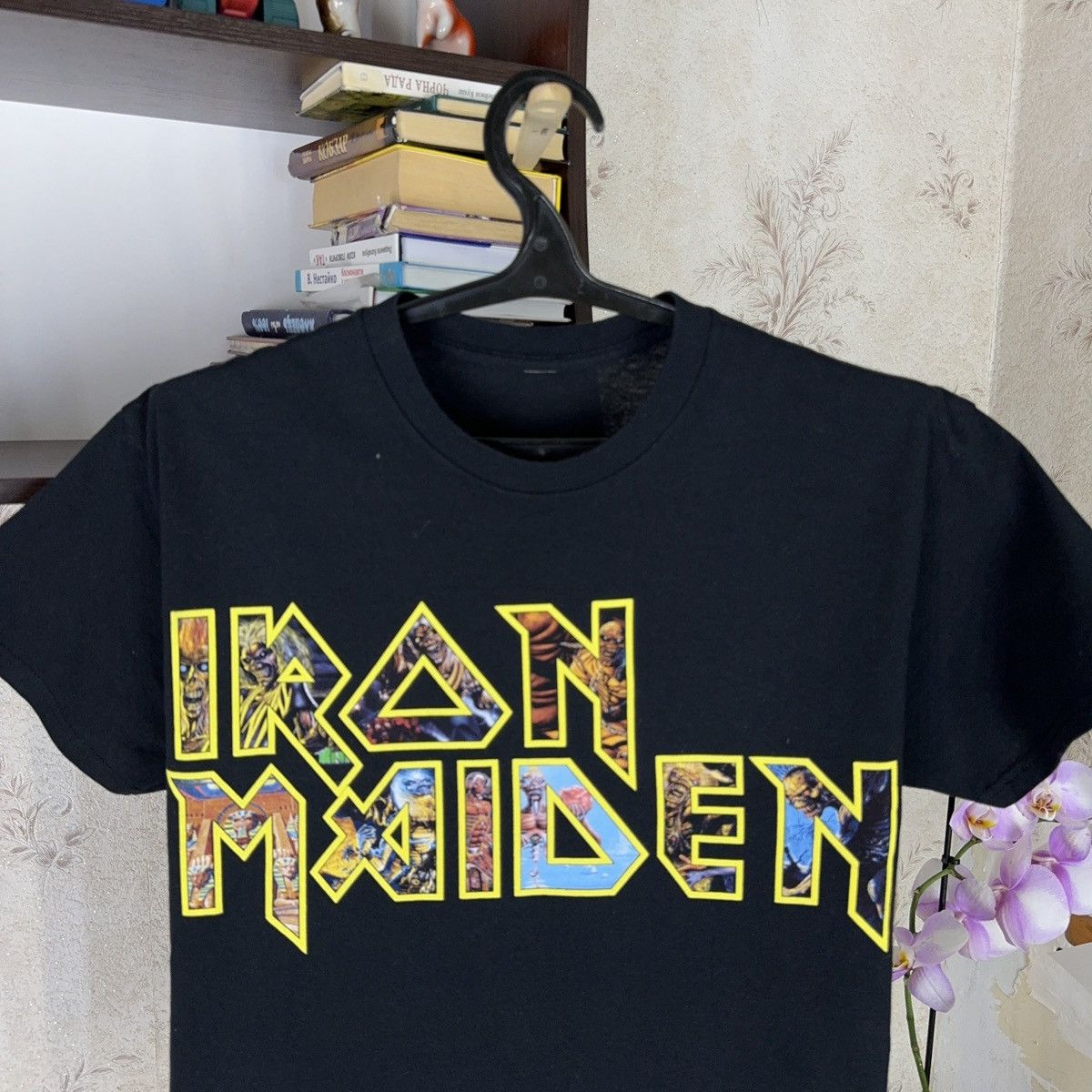 Band Tees × Vintage Vintage Iron Maiden T shirt Rock Band Tee Logo Streetwear M Size US M / EU 48-50 / 2 - 6 Thumbnail
