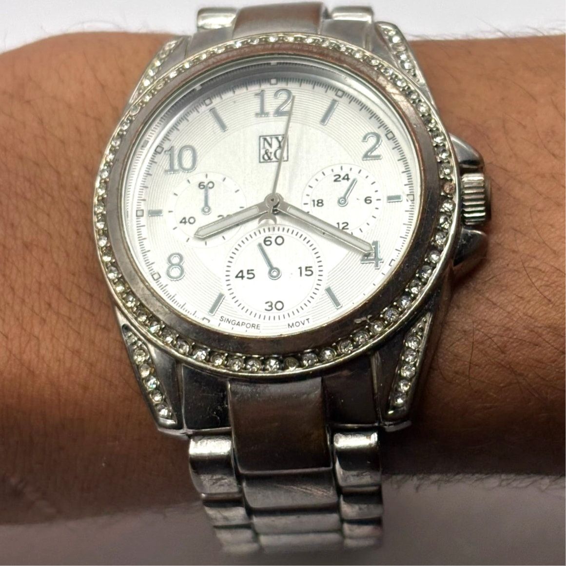 Other Vintage Silver NY&C Men's Watch Size ONE SIZE - 2 Thumbnail