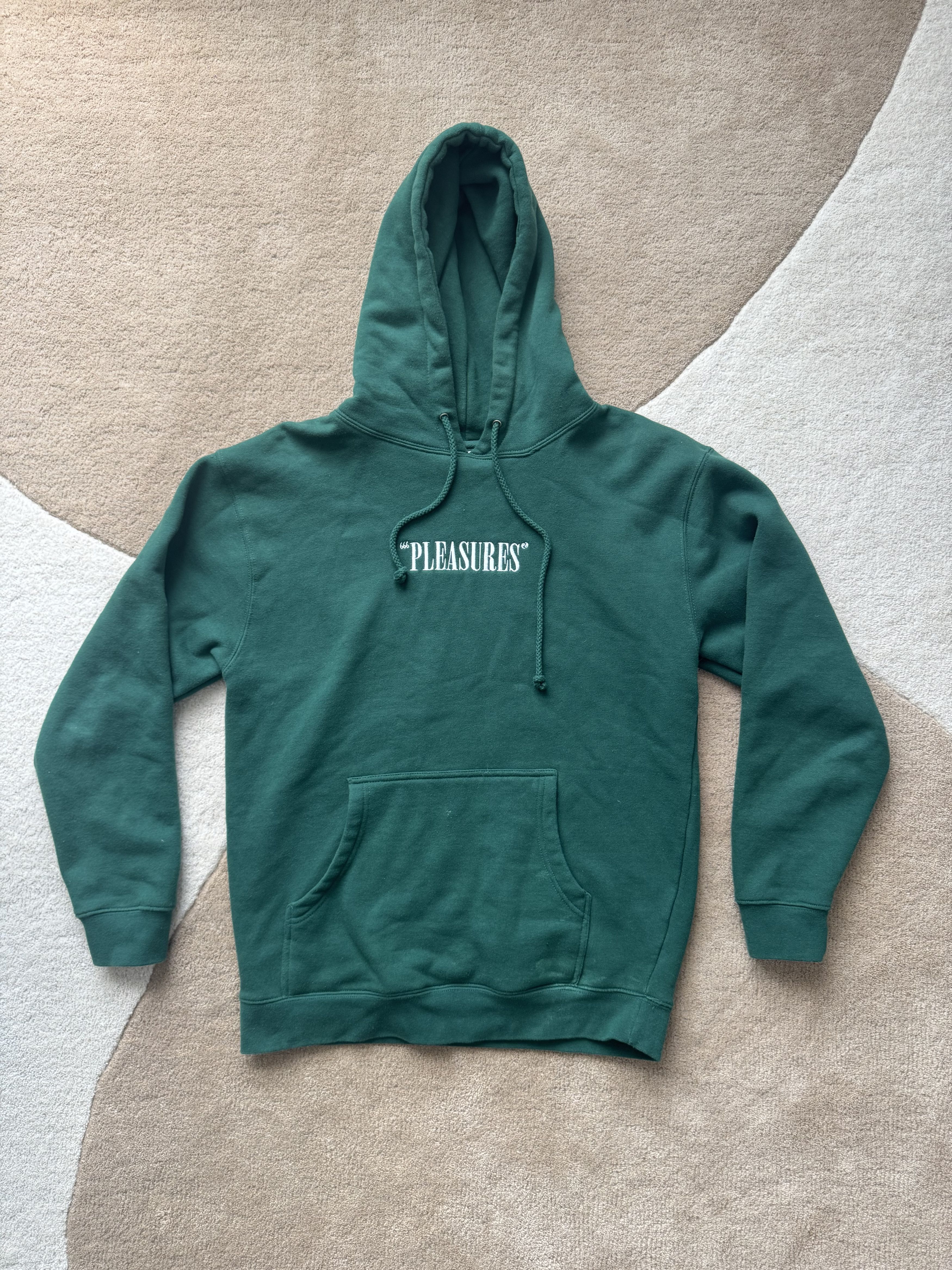 Pleasures Pleasures Core Logo Embroidered Hoodie Forest Size US M / EU 48-50 / 2 - 1 Thumbnail