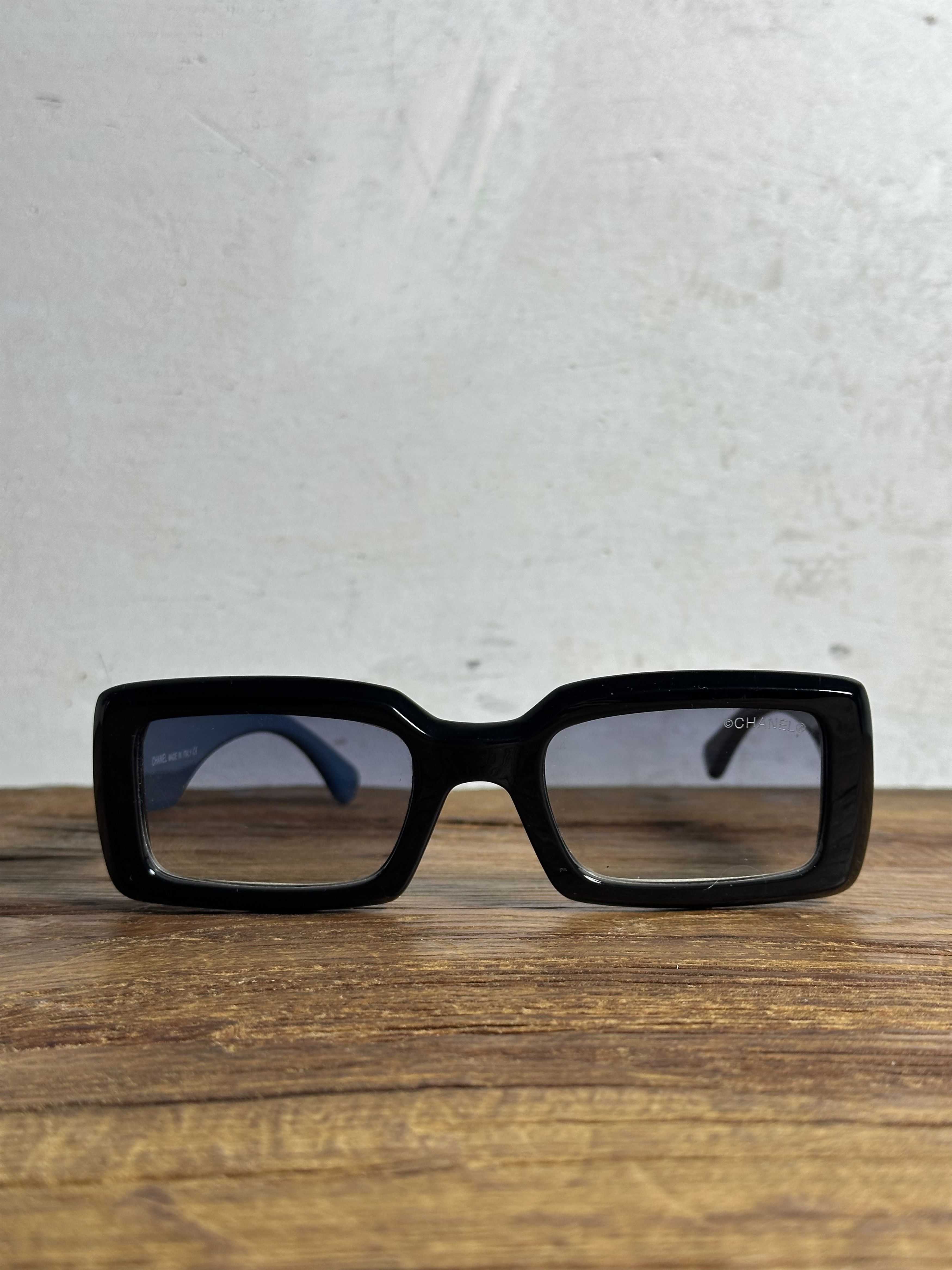 Chanel Chanel Acetate Rectangle Sunglasses Size ONE SIZE - 6 Thumbnail