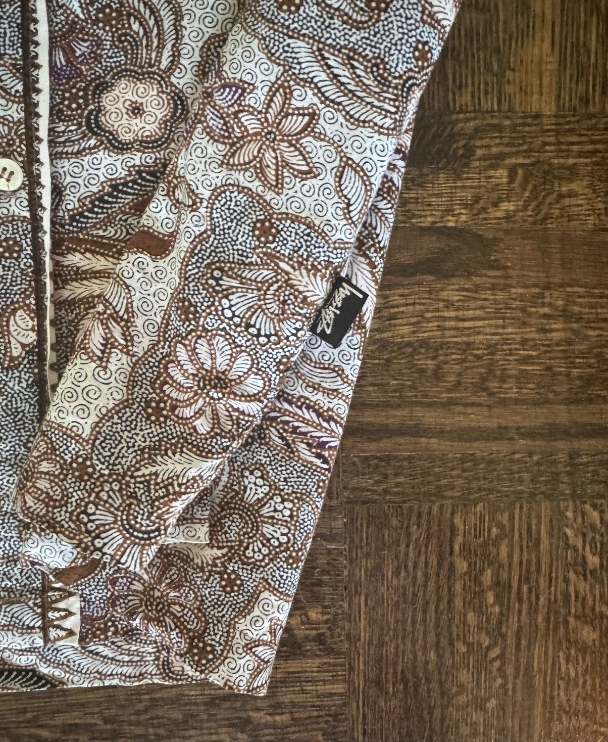 Stussy RARE 1983 STUSSY batik print cotton buttoned shirt L/Xl Size US XL / EU 56 / 4 - 3 Thumbnail