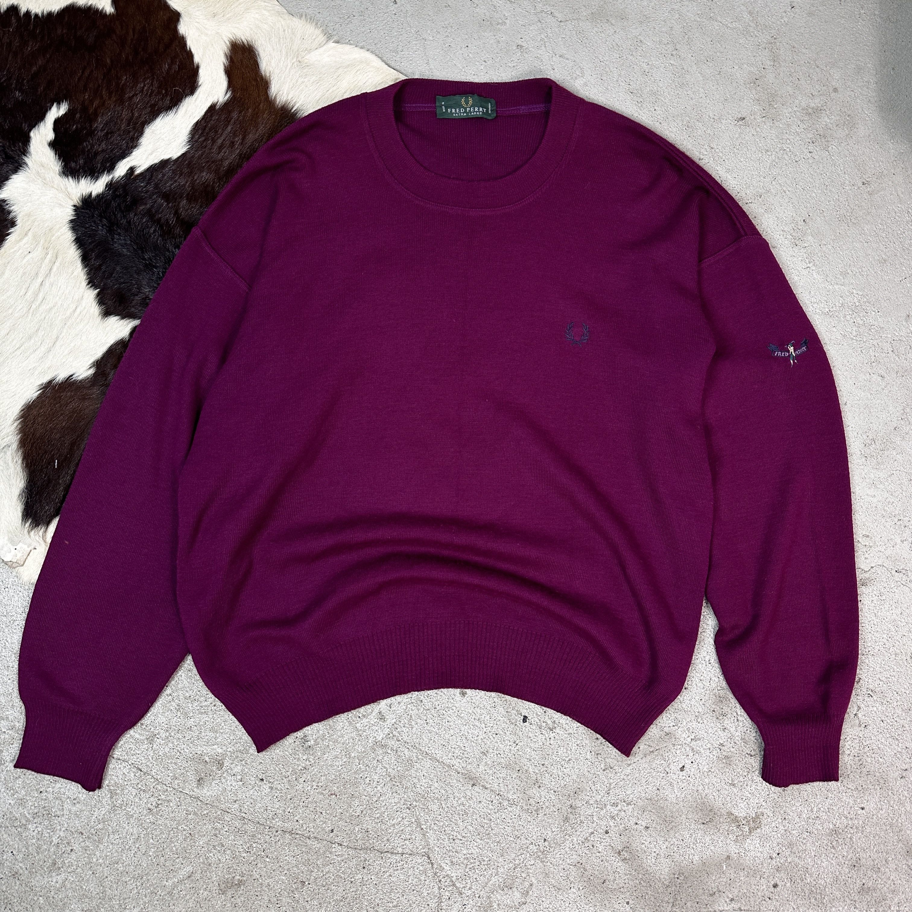 Fred Perry × Vintage Fred Perry Vintage 90s sweater Size US XL / EU 56 / 4 - 1 Thumbnail