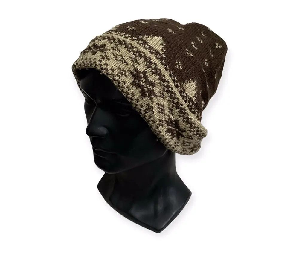 Japanese Brand × Kapital × Vintage Japanese Brand Overprint Beanie Hat Size ONE SIZE - 1 Thumbnail