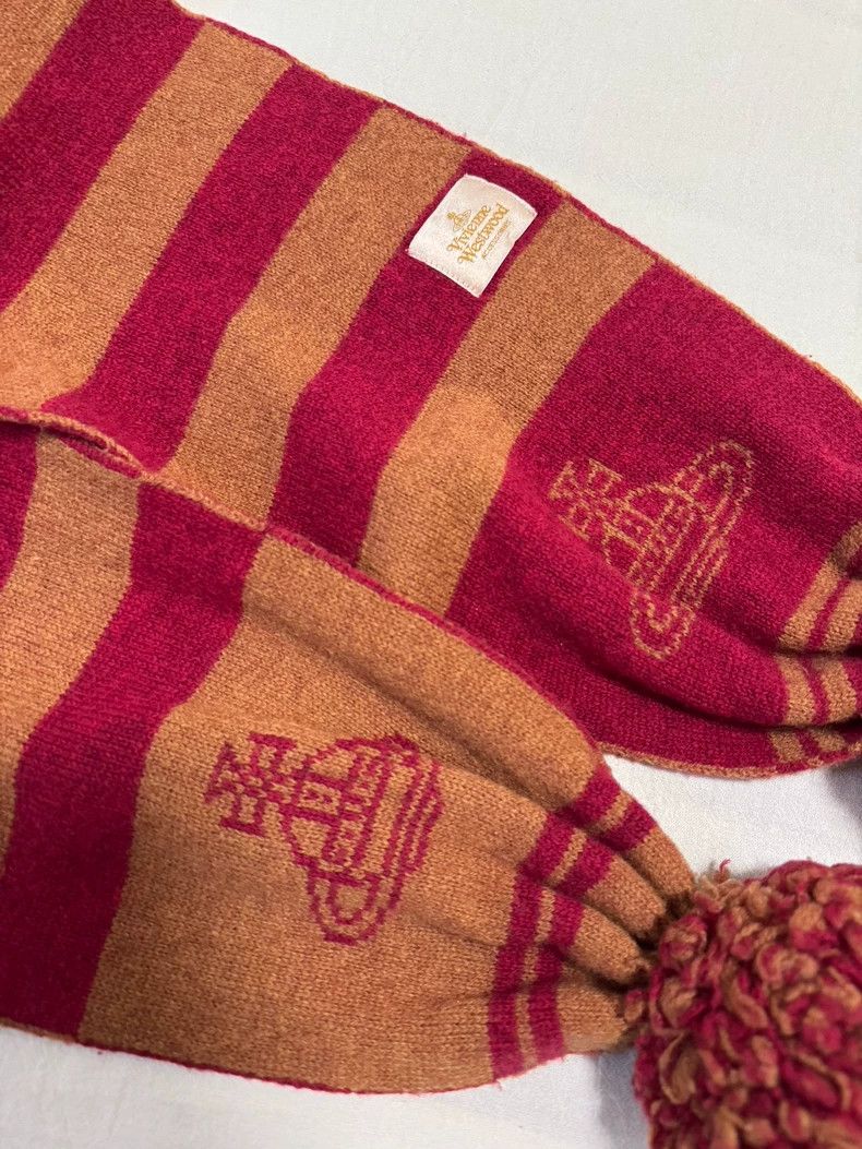 Vivienne Westwood Vivienne Westwood Knitted printed scarf Size ONE SIZE - 3 Thumbnail