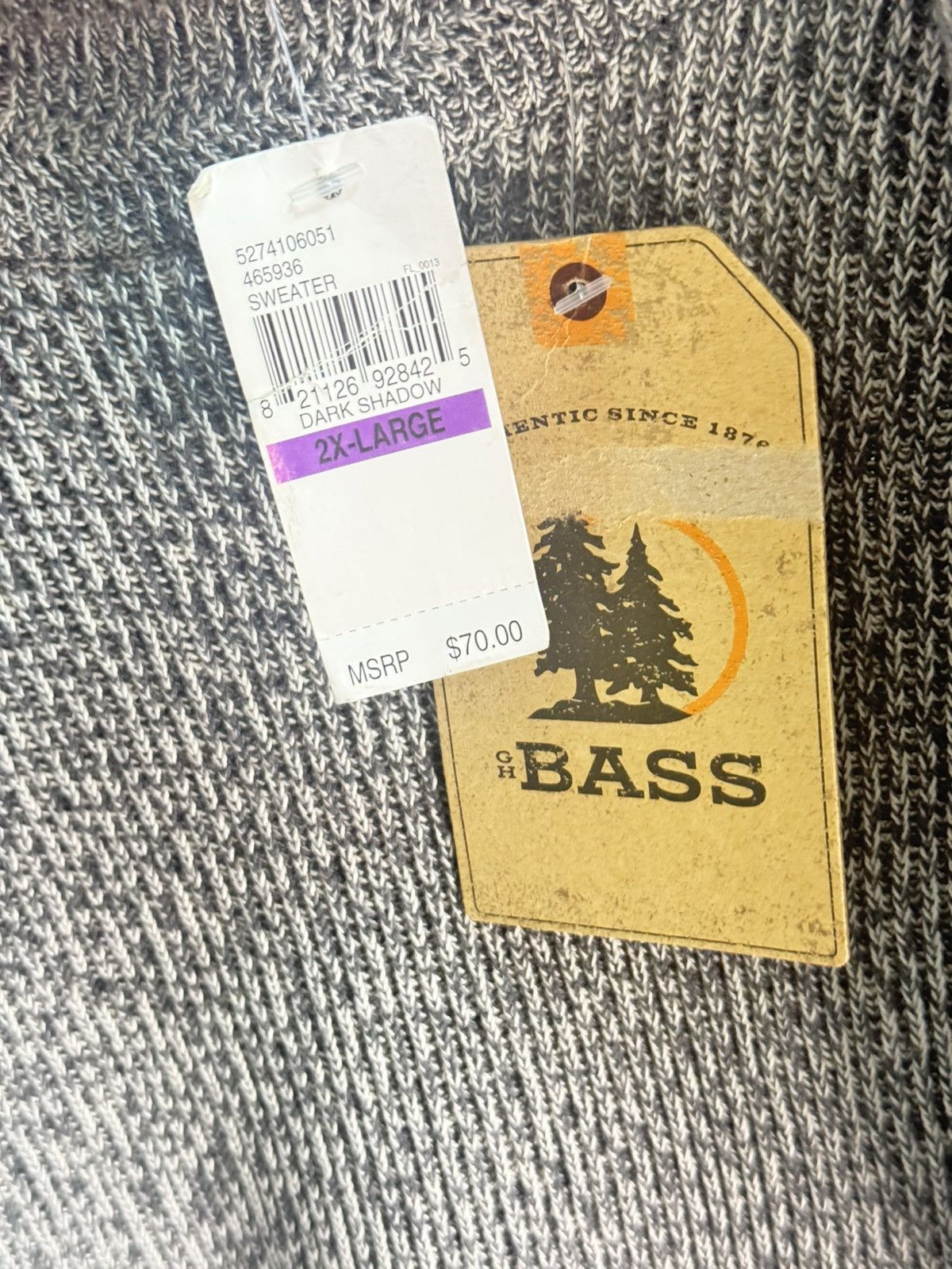 G.H. Bass & Co. G.H. Bass Cotton Knit Sweater XXL New With Tags Size US XXL / EU 58 / 5 - 4 Thumbnail
