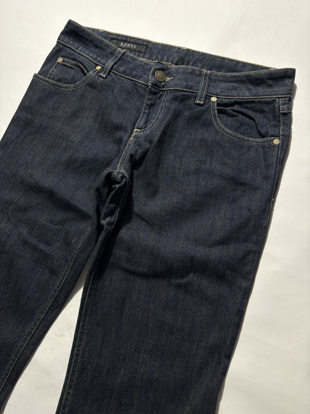 Gucci GUCCI BY TOM FORD SS07 STRAIGHT LEG JEANS Size 30" / US 8 / IT 44 - 3 Thumbnail