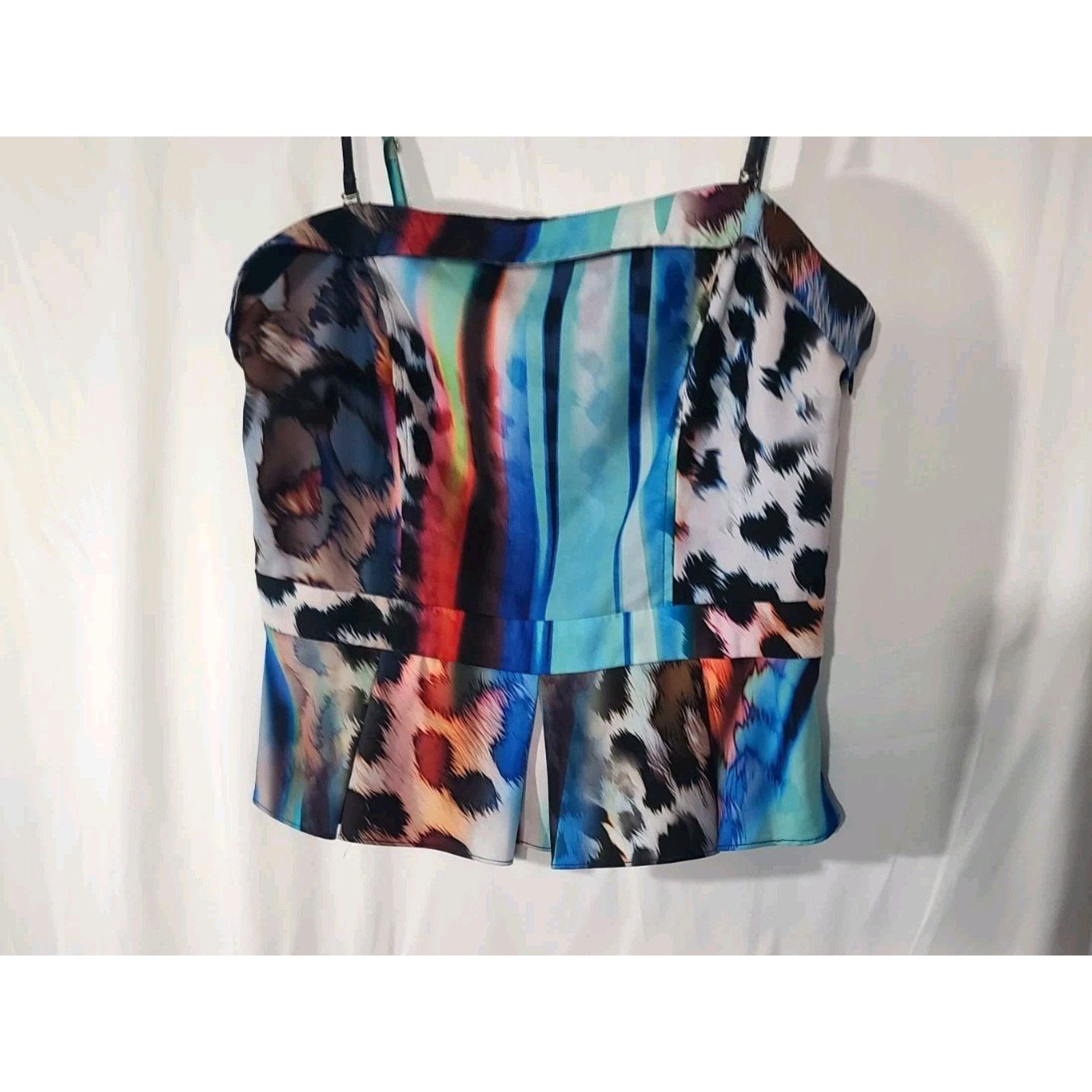 Bebe Vintage Bebe Y2K Peplum Removable Straps Corset Top S/M Size S / US 4 / IT 40 - 3 Thumbnail