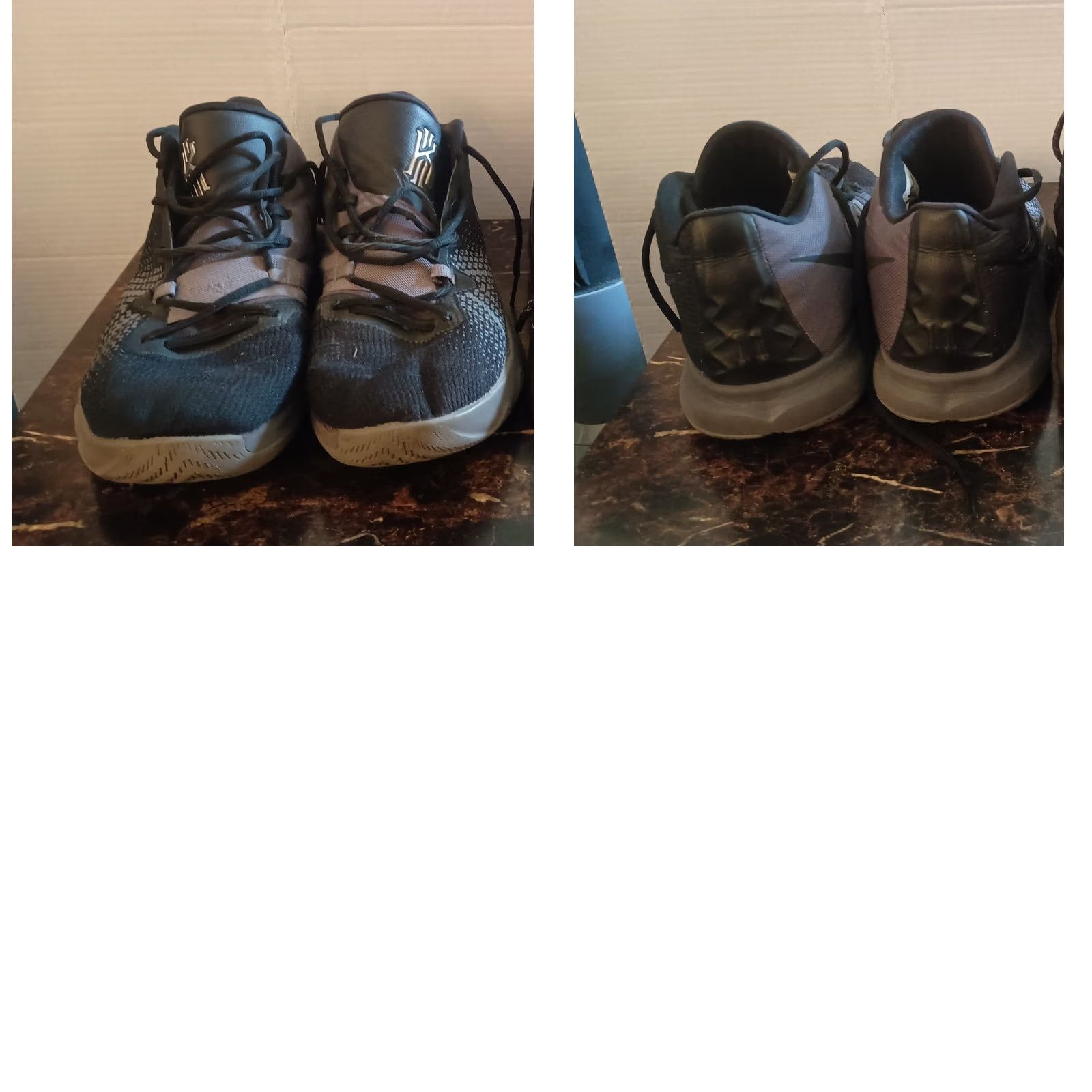 Nike Nike Kyrie Flytrap Sneakers Men's Size 13 Black Thunder Gray lace up As Is Size US 12 / EU 45 - 8 Thumbnail