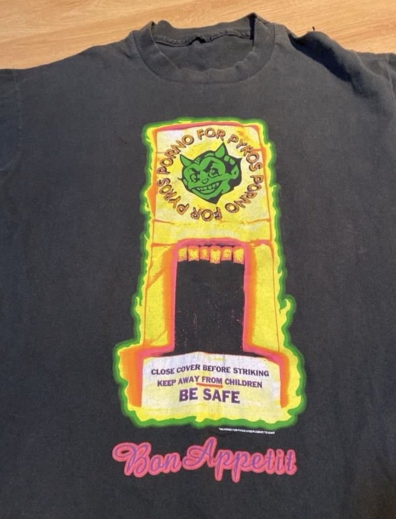 Band Tees Vintage porno for pyros 90s Size US L / EU 52-54 / 3 - 1 Thumbnail