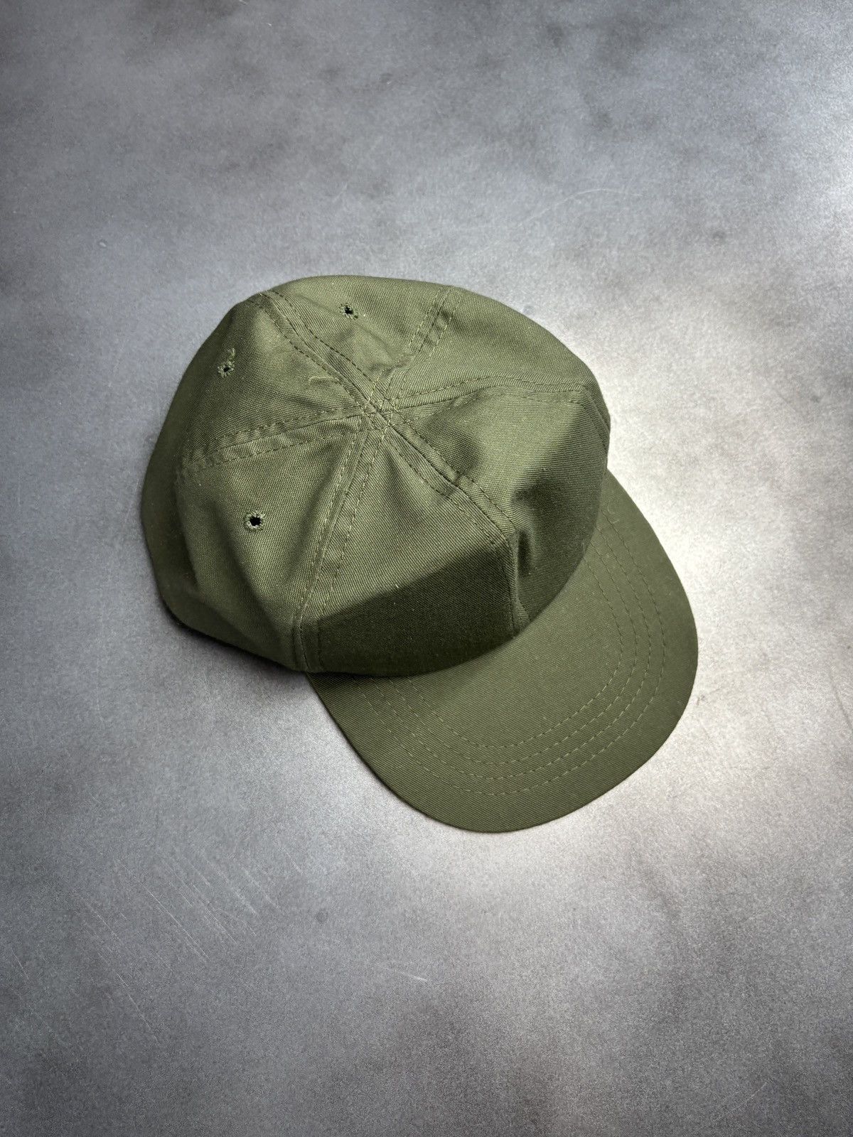 Vintage 1970s Vintage Army Hat Hot Weather Field Cap OG-107 Vietnam Size ONE SIZE - 3 Thumbnail