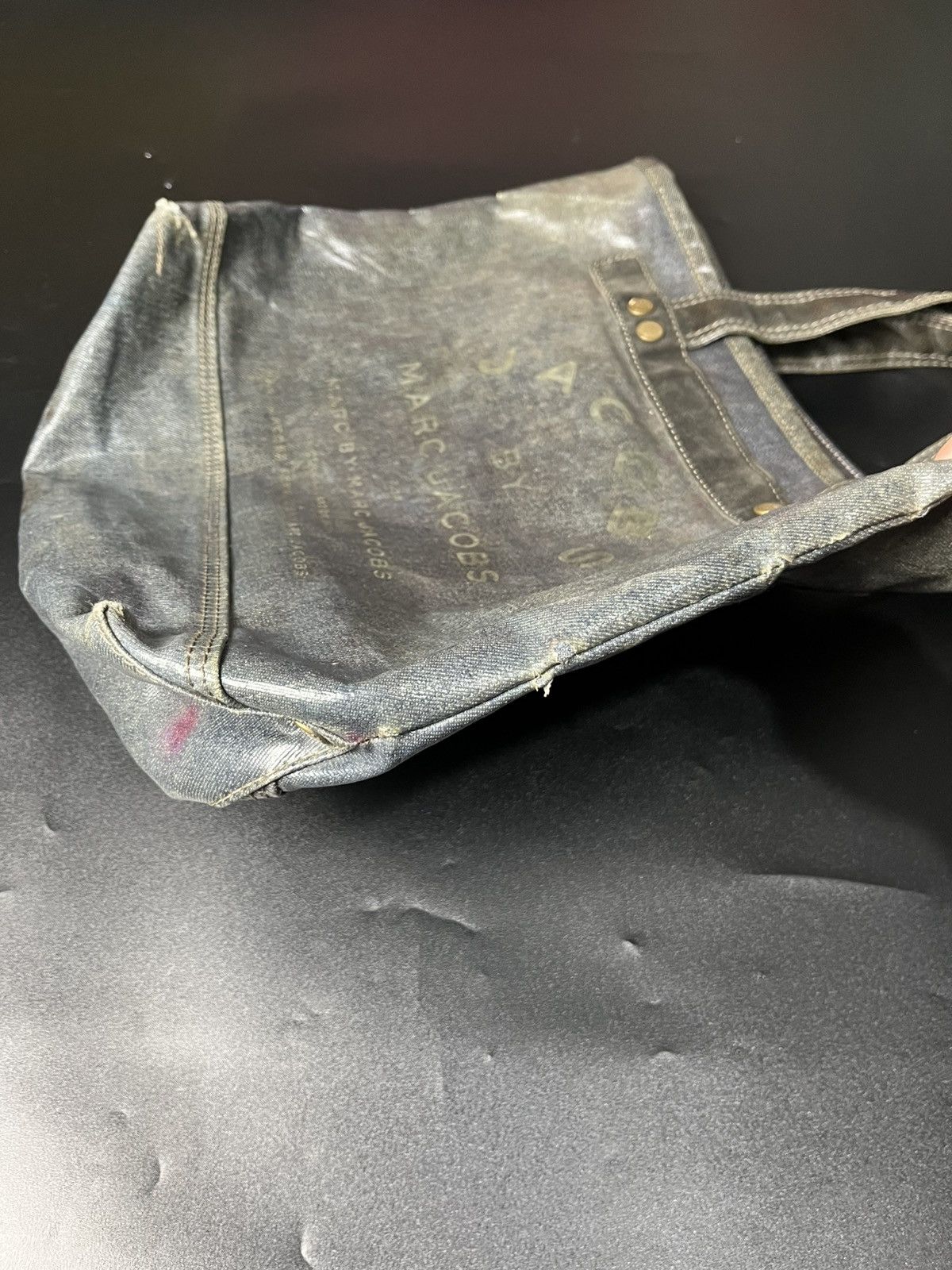 Designer × Heaven by Marc Jacobs × Marc Jacobs Rare Marc Jacobs Tote bag Jeans leather Size ONE SIZE - 7 Thumbnail