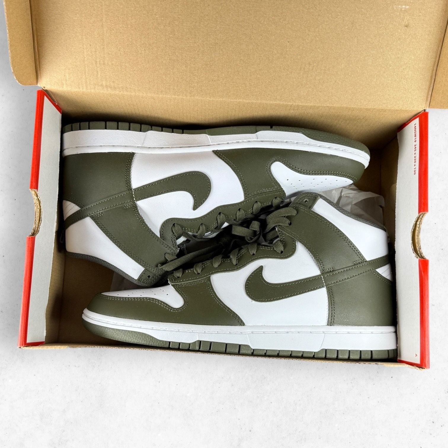Nike Nike Dunk High Retro Men's Shoes Cargo Khaki Men 11.5 NWB Size US 11.5 / EU 44-45 - 3 Thumbnail