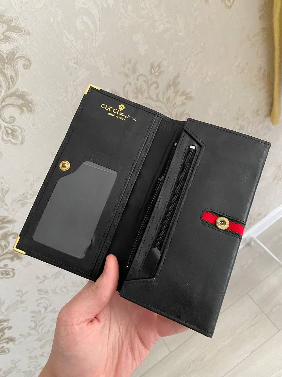 Gucci Gucci wallet vintage 80s leather Size ONE SIZE - 2 Thumbnail