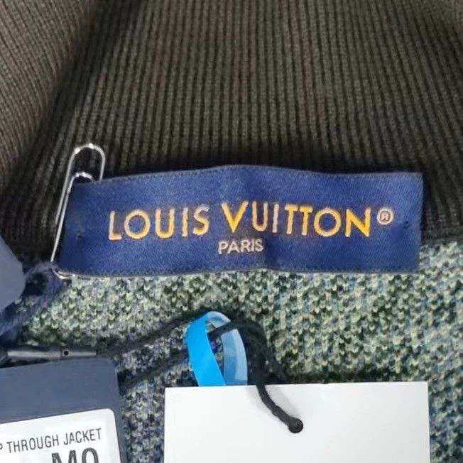 Louis Vuitton Louis Vuitton Black Floral Zip Long Sleeve Jacket Size US M / EU 48-50 / 2 - 2 Thumbnail