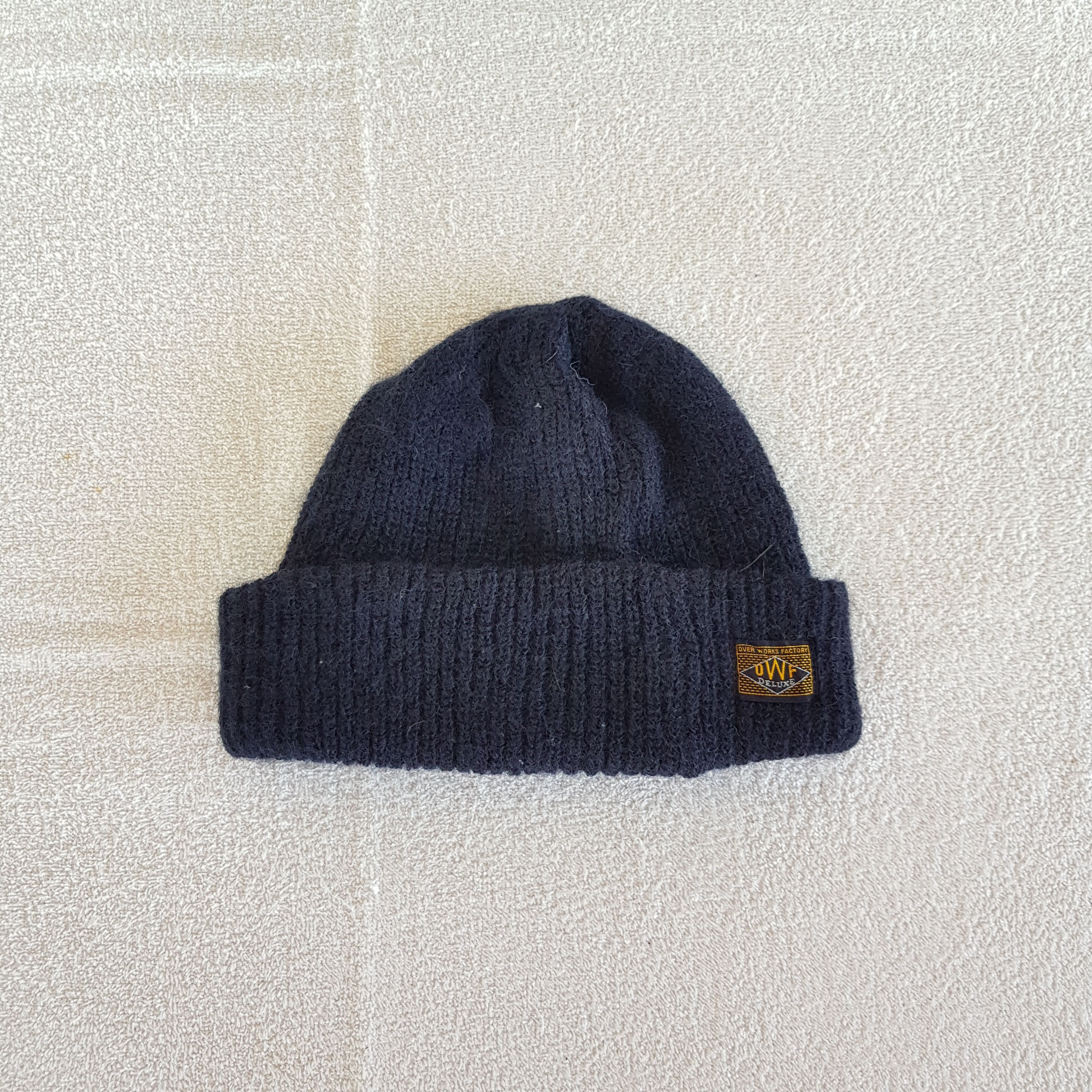 Japanese Brand Vintage OWF Wool Beanie 90s Knit Crochet Snow Caps Hats Size ONE SIZE - 5 Thumbnail