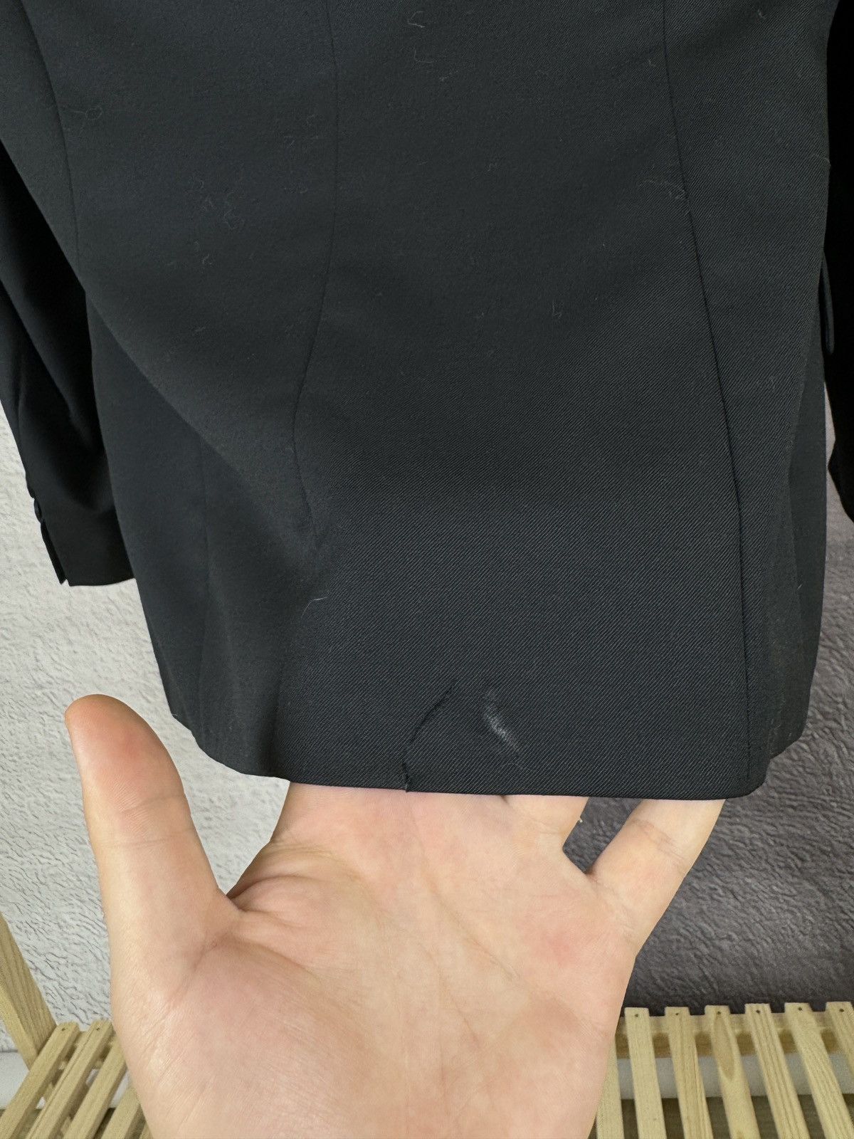 Burberry Burberry’s Prorsum vintage 100s wool black classic blazer Size M / US 6-8 / IT 42-44 - 11 Thumbnail