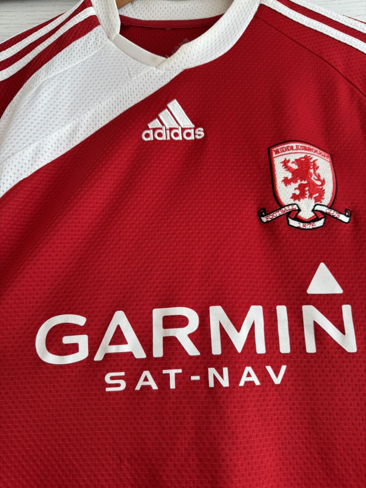 Adidas × Vintage Middlesbrough 2009-2010 Home Soccer Jersey Football Kit Size US S / EU 44-46 / 1 - 7 Thumbnail