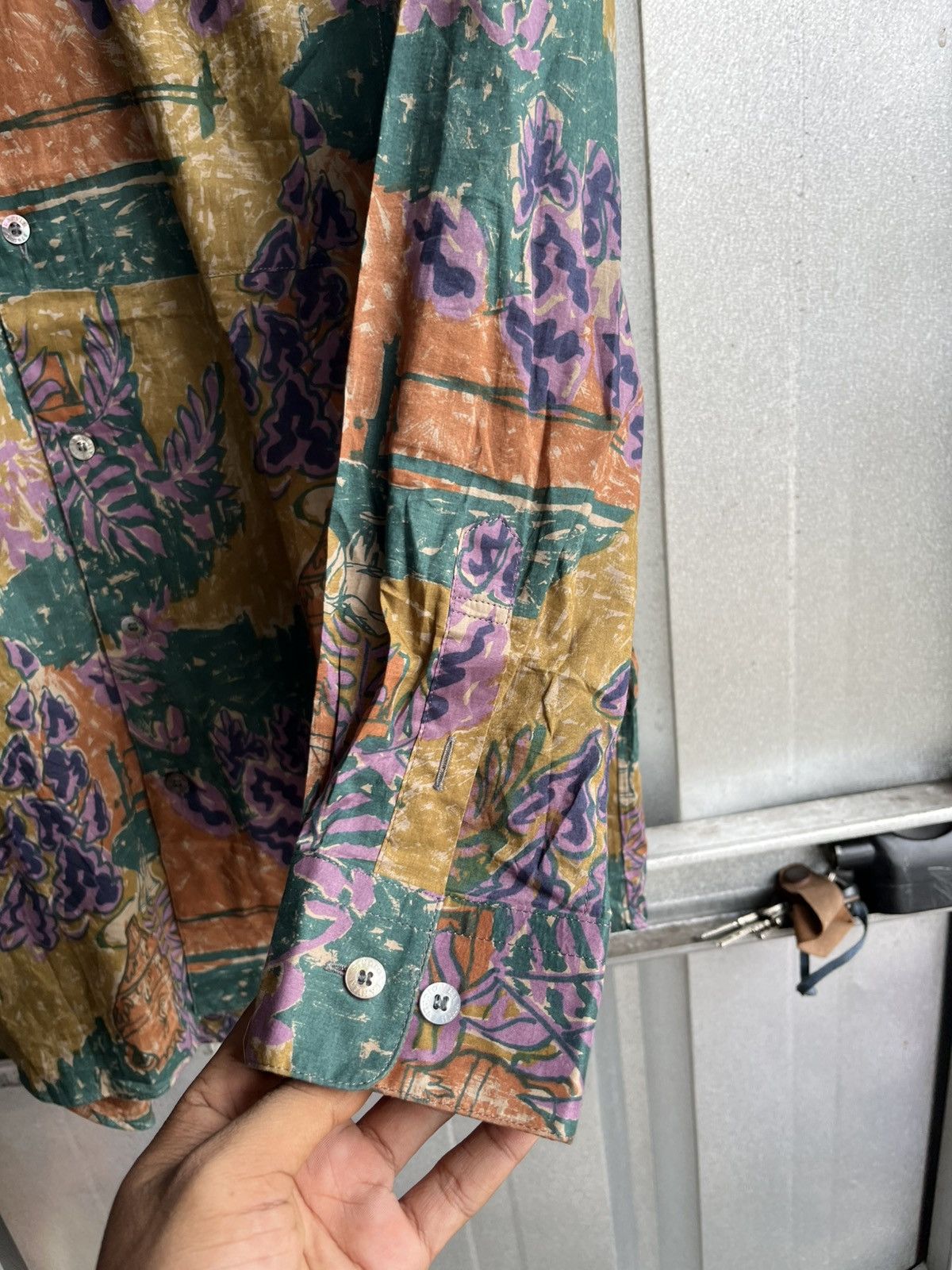 Lanvin Lanvin studio pattern shirt /hermes/versace/dior/prada/ Size US M / EU 48-50 / 2 - 15 Thumbnail
