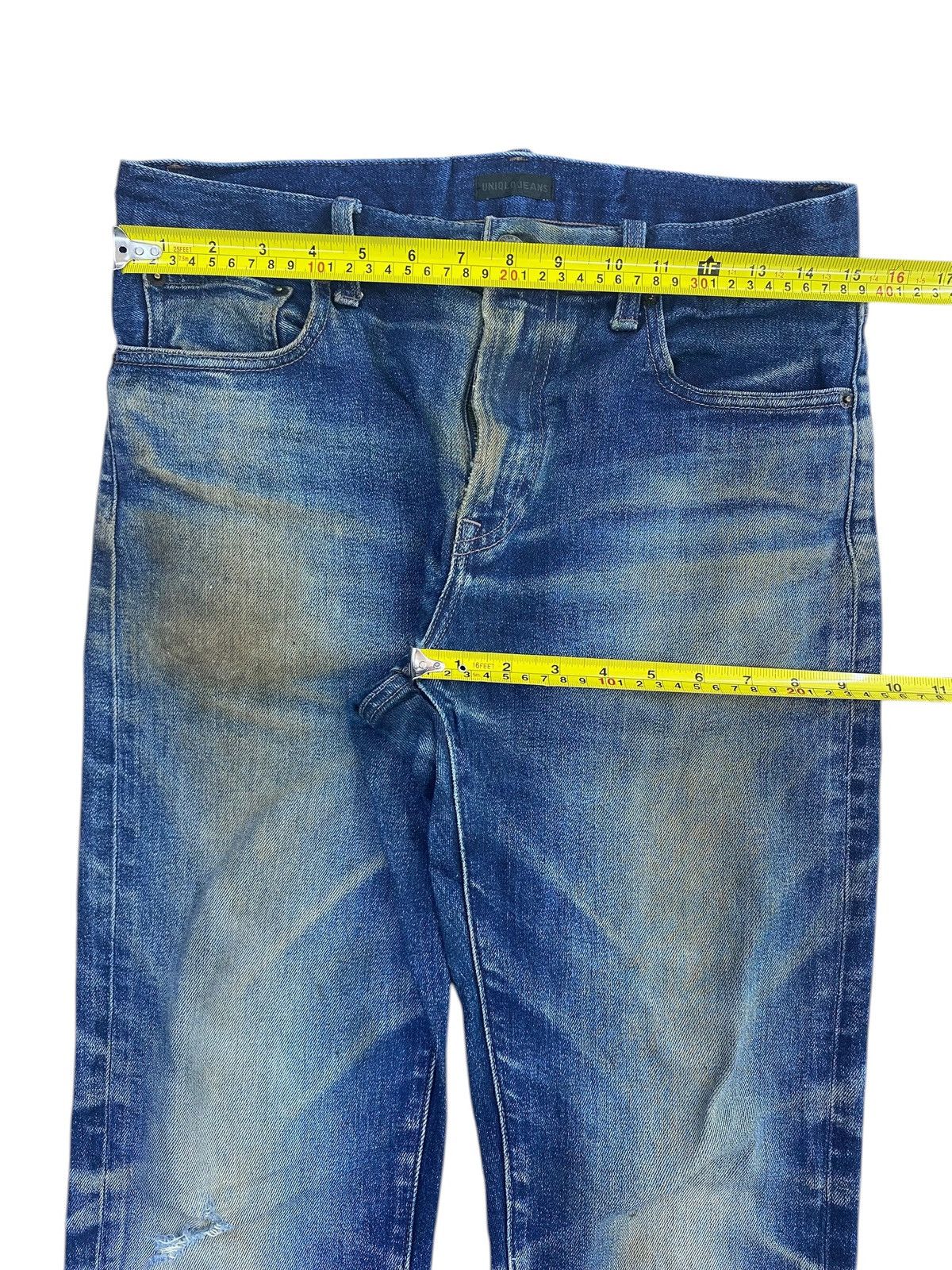 Uniqlo Uniqlo Whiskers Faded Wash Style Loose Jeans Size US 30 / EU 46 - 5 Thumbnail