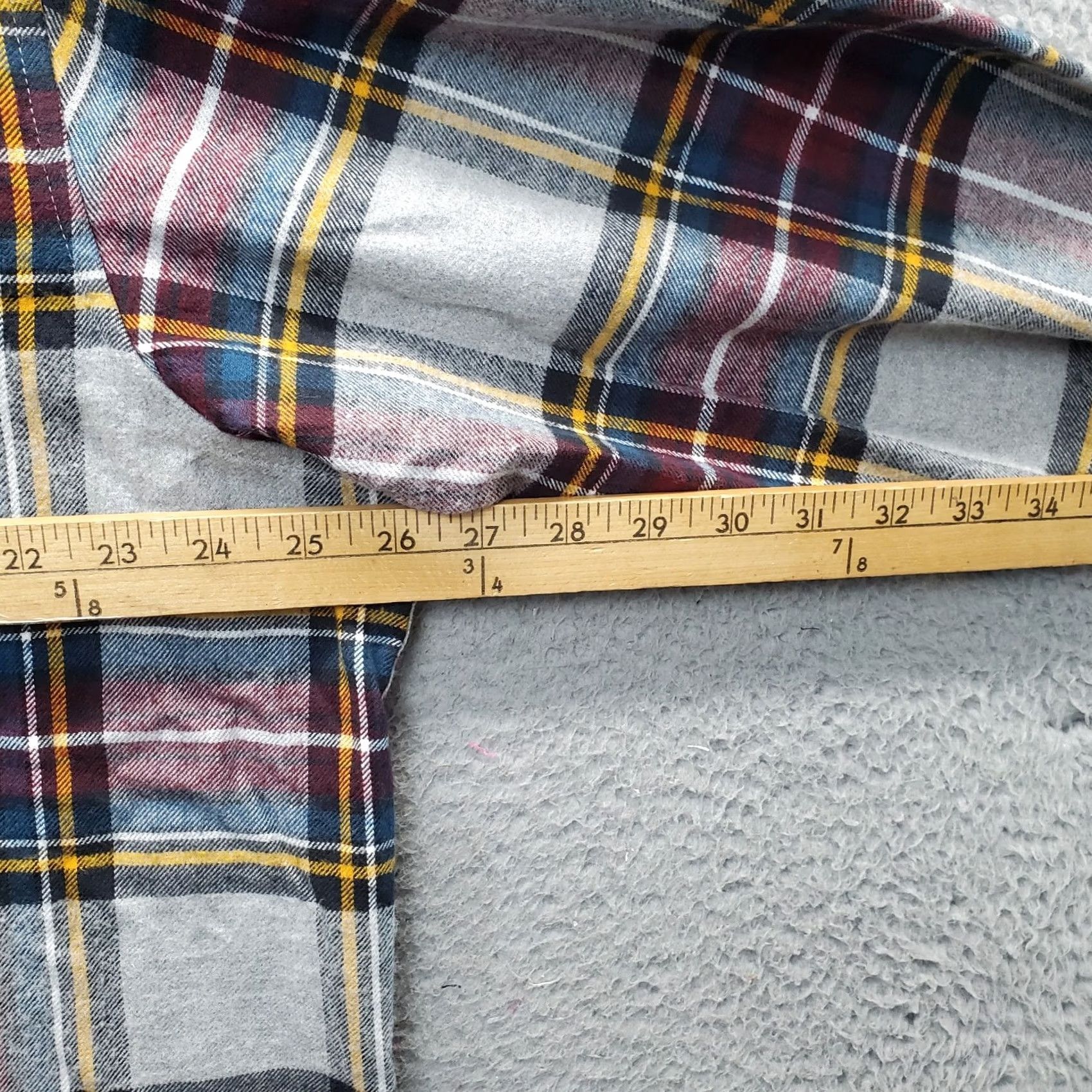 Vintage RedHead Mens Flannel Shirt XL Multi Plaid Button-Up Collared Pocketed | 100% Cotton | All Seasons | Easy Care | Casual Outdoor Size US XL / EU 56 / 4 - 6 Thumbnail