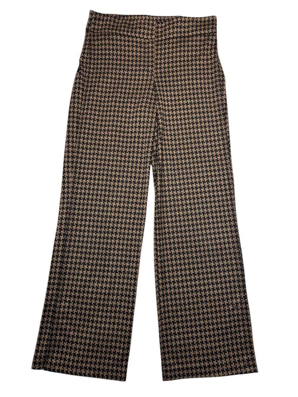 Other 7Th Avenue New York & Company Jersey Houndstooth Brown Trou Size 32" / US 10 / IT 46 - 2 Thumbnail