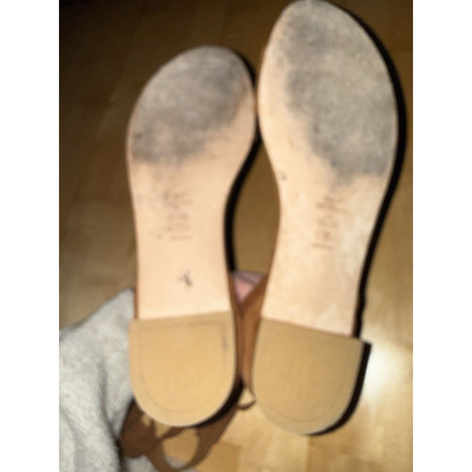 Stuart Weitzman STUART WEITZMAN Suede Corbata Ankle Wrap Sandal Flat 11 Size US 11 / IT 41 - 6 Thumbnail