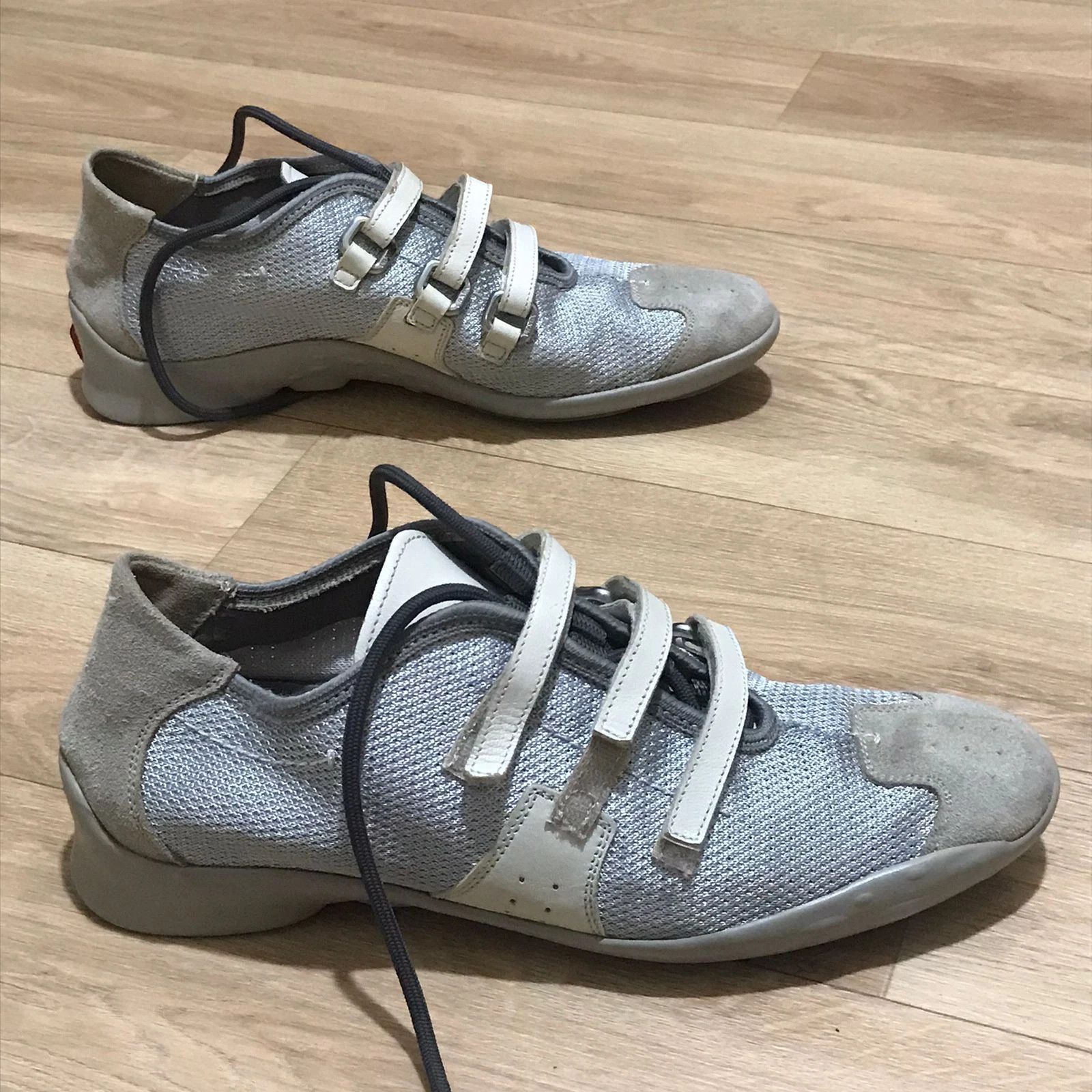 Prada Prada Womens Sneaker Americas Cup Silver Lace Up Shoes 6,5US Size US 6.5 / IT 36.5 - 1 Thumbnail