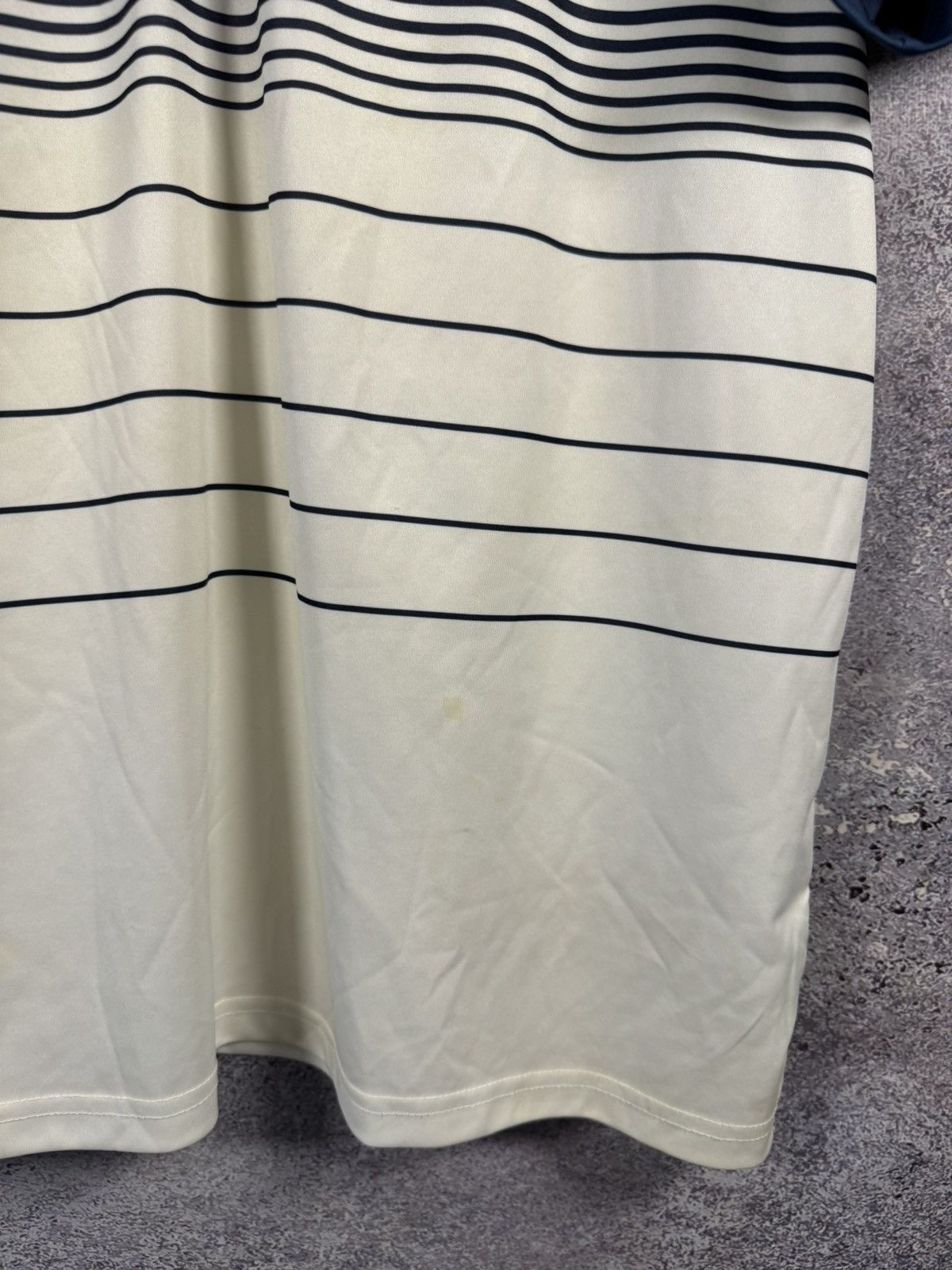 Oakley × Vintage Vintage Oakley Center Logo Stripped Blue Men’s Polo Shirt Size US L / EU 52-54 / 3 - 5 Thumbnail