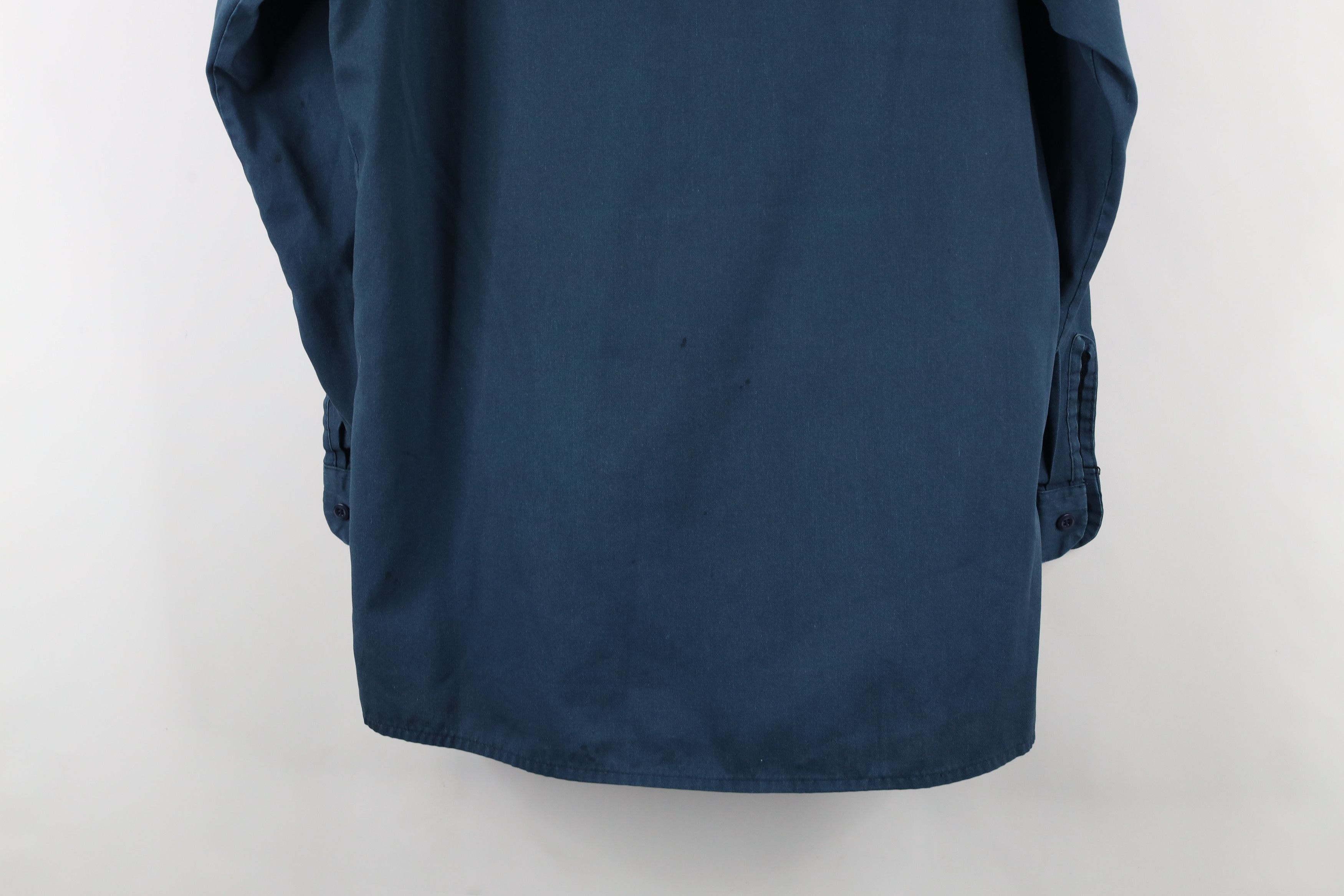 Dickies × Vintage Vintage 90s Dickies Workwear Button Shirt Teal USA Size US M / EU 48-50 / 2 - 14 Thumbnail